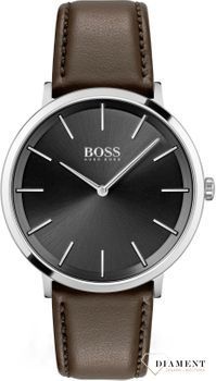 Zegarek męski na pasku Hugo Boss 1513829 z czarną tarczą, klasyczny..jpg