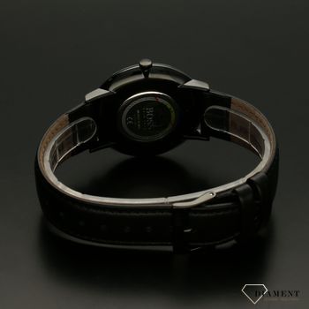 Czarny zegarek na pasku Hugo Boss. czarno złoty zegarek o numerze katalogowym 1513830 (4).jpg