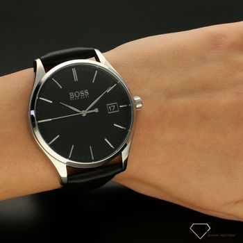 Zegarek męski na czarnym pasku skórzanym Hugo Boss 1513831 to elegancki zegarek do garnituru (5).jpg