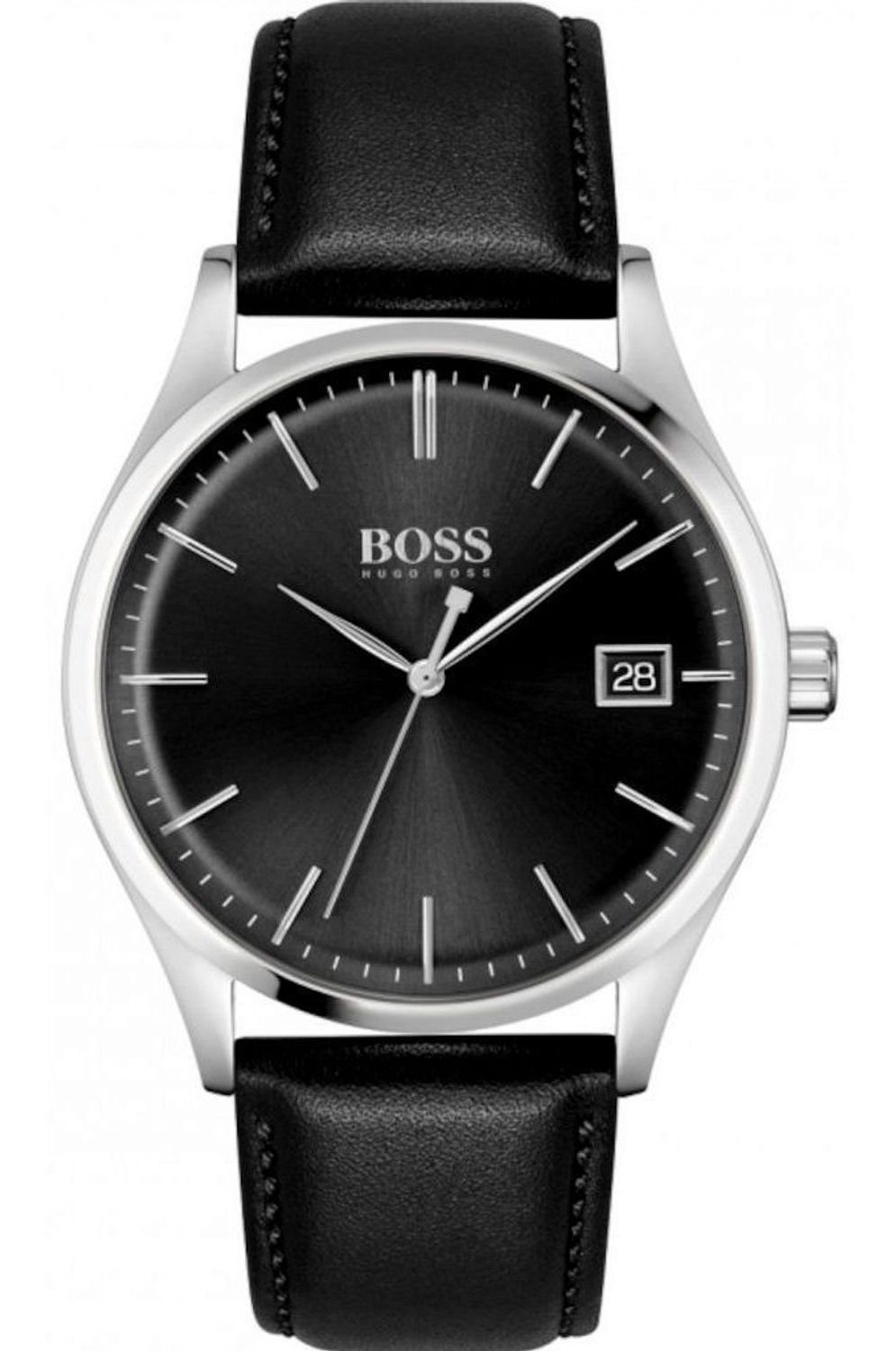 Zegarek męski na czarnym pasku skórzanym Hugo Boss Commisionner 1513831.jpg