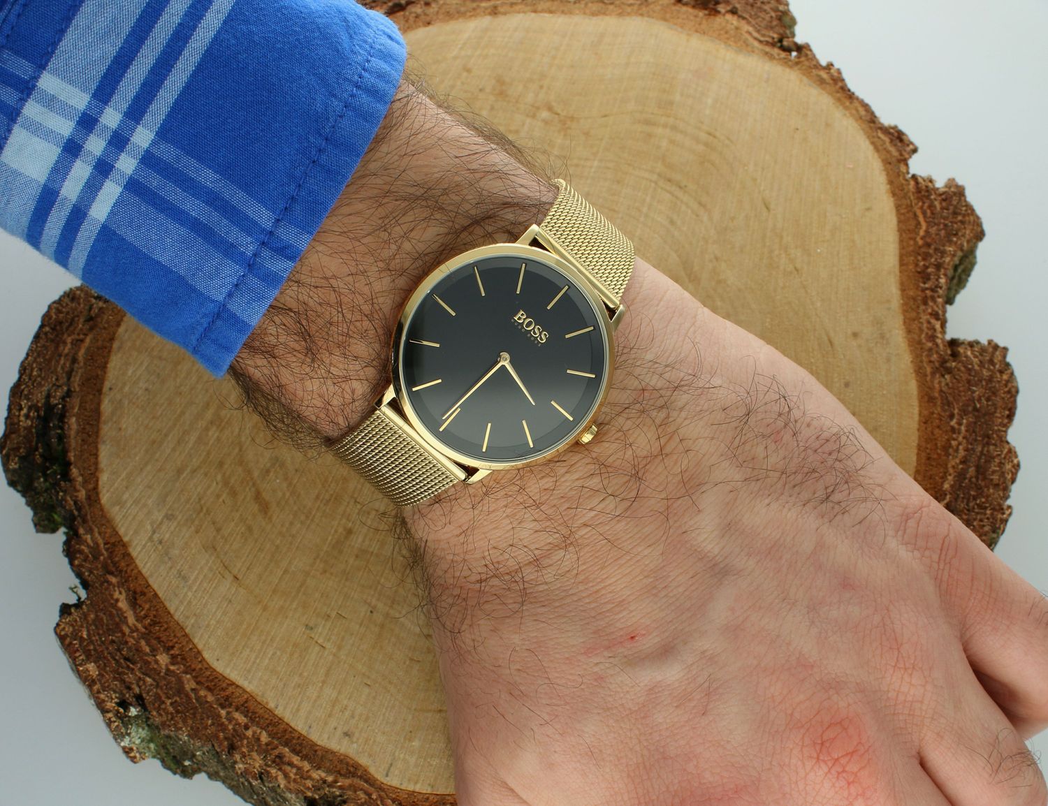 Zegarek męski na złotej bransolecie Hugo Boss SKYLINER 1513909.jpg