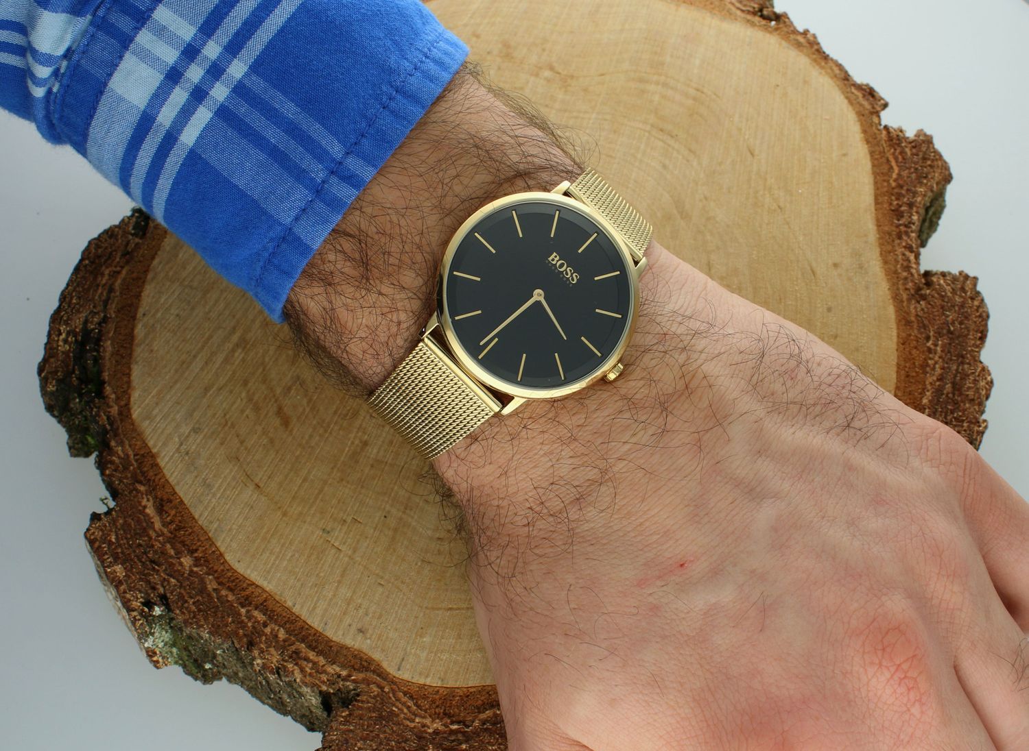 Zegarek męski na złotej bransolecie Hugo Boss SKYLINER 1513909.jpg