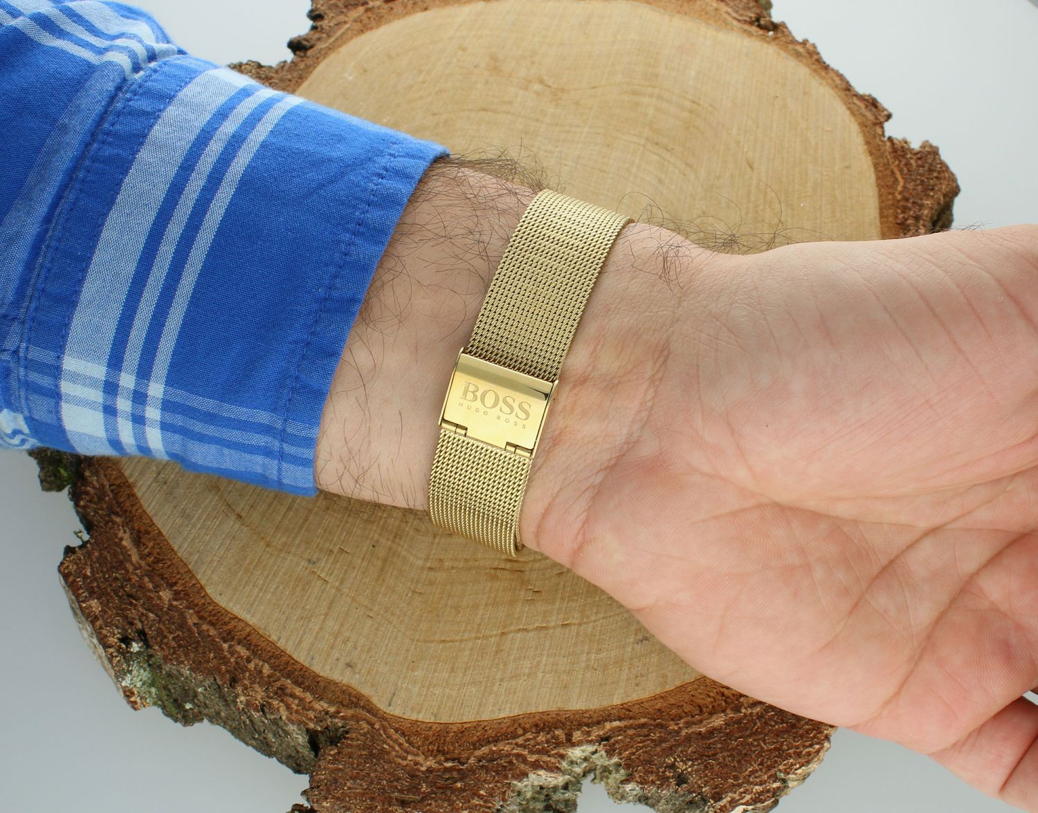 Zegarek męski na złotej bransolecie Hugo Boss SKYLINER 1513909.jpg