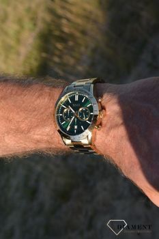Złoty zegarek męski Hugo Boss Allure 1513923. Zegarek męski Hugo Boss. Złoty zegarek męski na bransolecie (6).JPG
