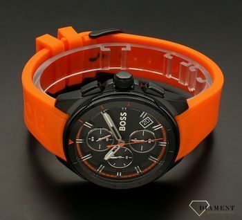 Zegarek męski na pasku Hugo Boss Volane 1513957 to najmodniejszy zegarek na pomarańczowym, wytrzymałym pasku. Zegarek dla prawdziwego faceta z czarną tarczą i oraz logiem Hugo Boss. Wymarzony prezent (5).jpg