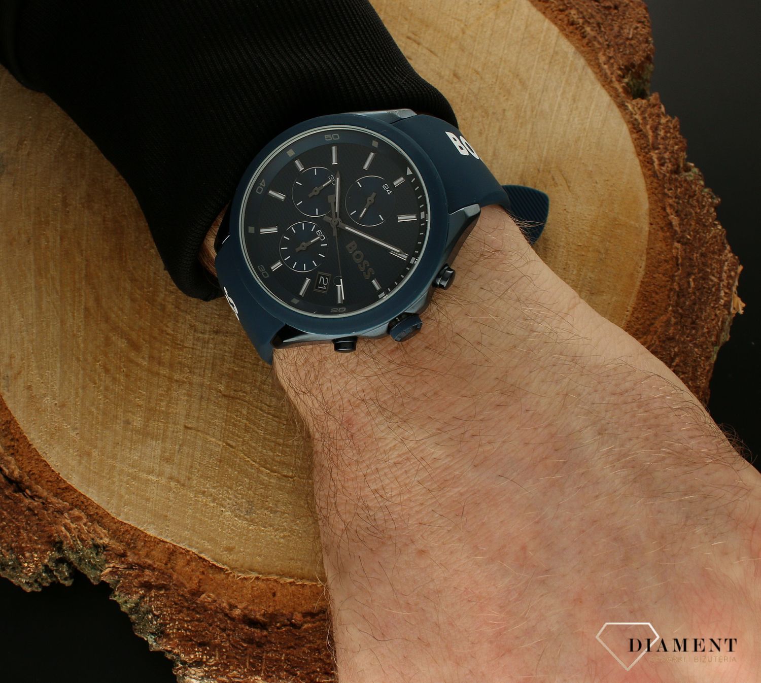 zegarek męski Hugo Boss niebieski 1514061.webp