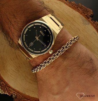Złoty zegarek męski Hugo Boss 1514077 (2).jpg