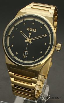 Złoty zegarek męski Hugo Boss 1514077. Złoty zegarek Hugo Boss. Zegarek męski Hugo Boss. Zegarek męski na bransolecie. Męski zegarek Hugo Boss idealny na prezent (2).jpg