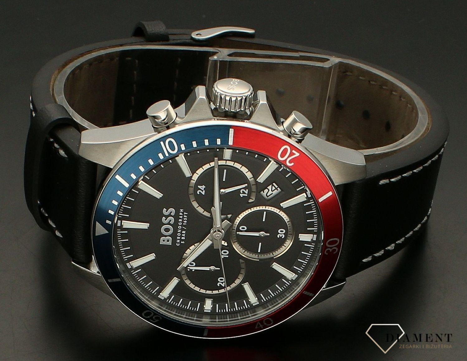 Zegarek męski Hugo Boss TROPER na czarnym pasku 1514099.jpg