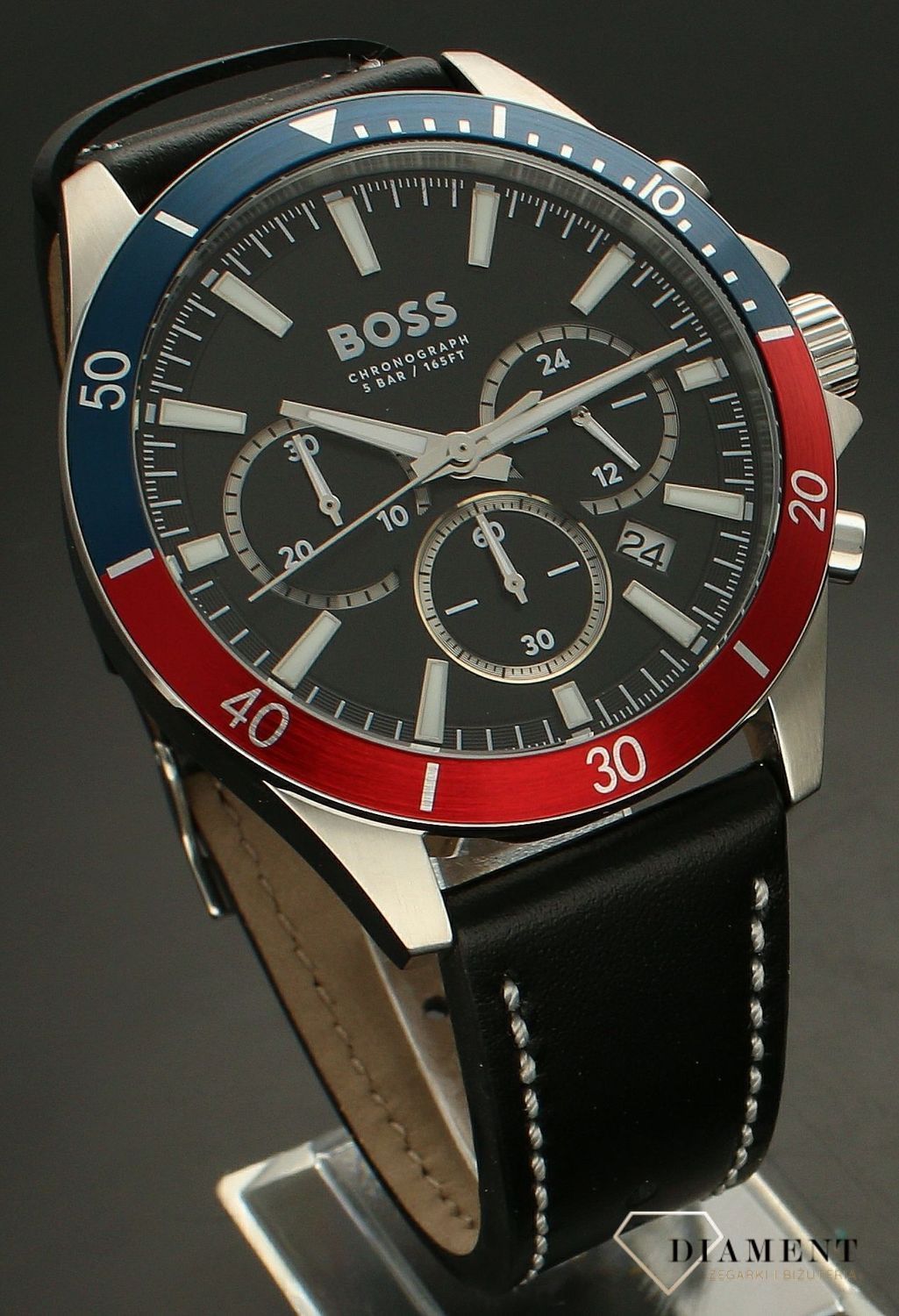 Zegarek męski Hugo Boss 1514099 TROPER na czarnym pasku | Quarzuhren