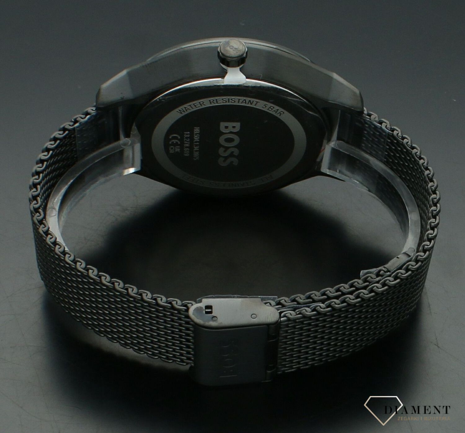 Zegarek męski HUGO BOSS TYLER 1514105. Męski zegarek Hugo Boss. Zegarek męski czarny Hugo Boss. Czarny zegarek męski na bransolecie. Zegarek męski na bransolecie na prezent..jpg