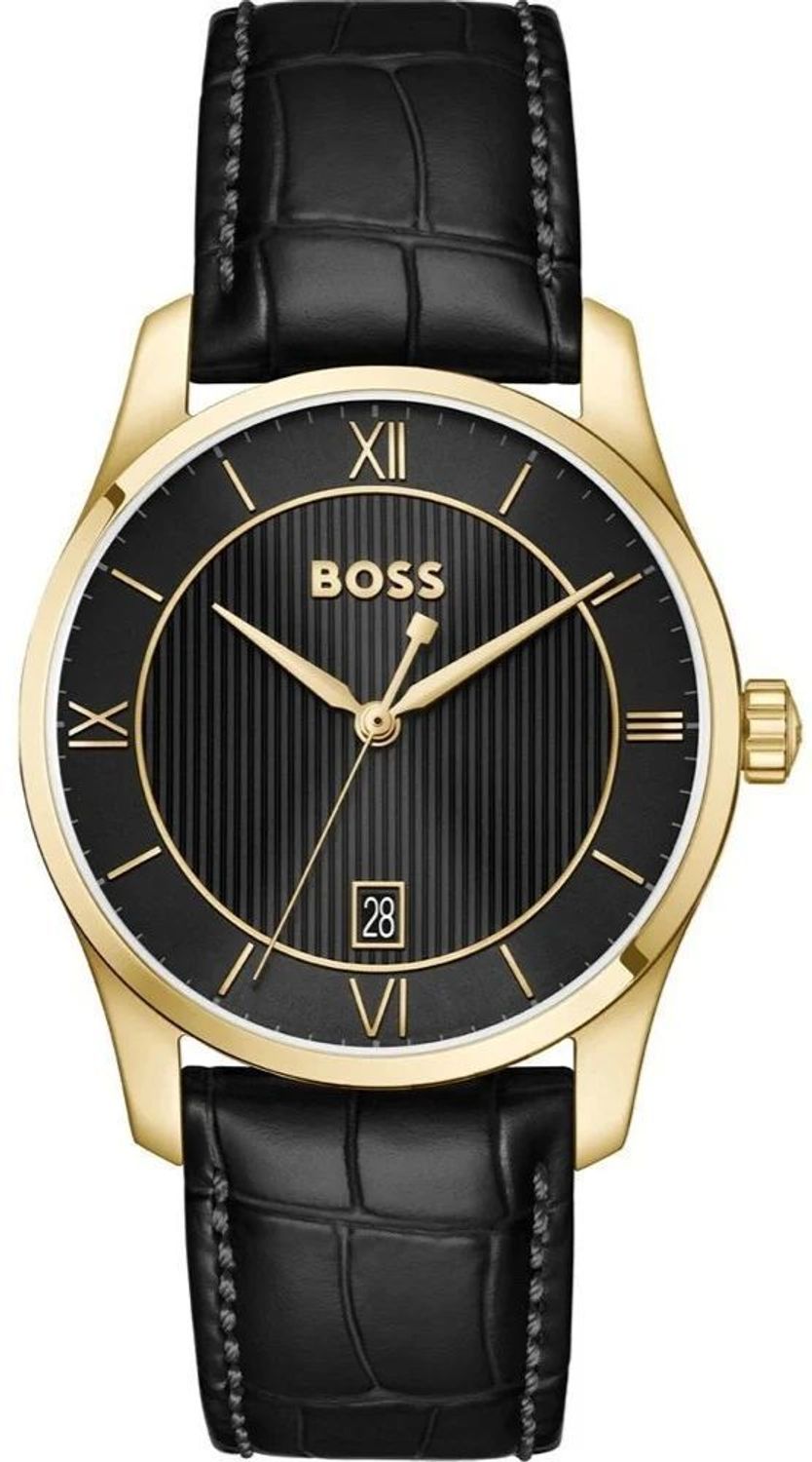 Zegarek męski BOSS Principle 1514364 złoty z czarną tarczą.jpg