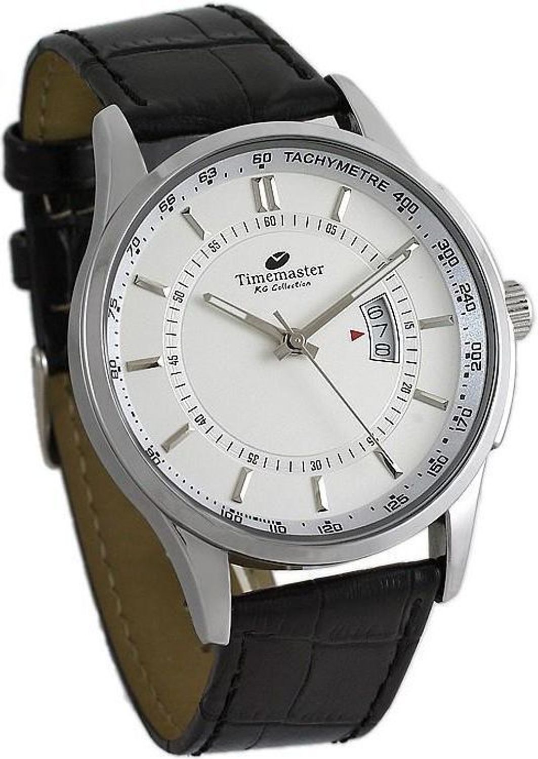 Zegarek męski na pasku czarnym, skórzanym 'nowoczesny klasyk' Timemaster 154-35 jpg.jpg