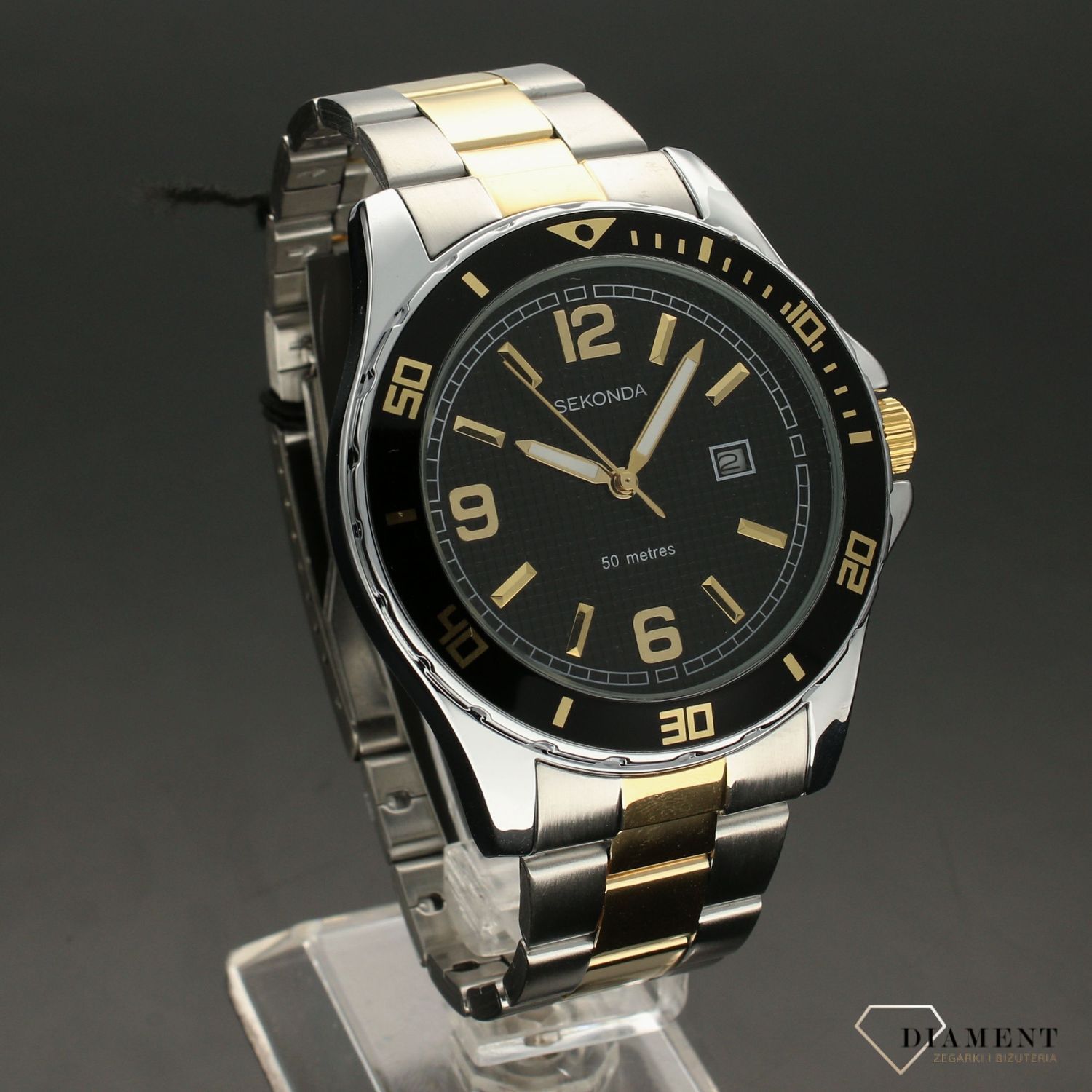 Zegarek męski Sekonda 'Czarny Bicolor' 1581.v2.jpg