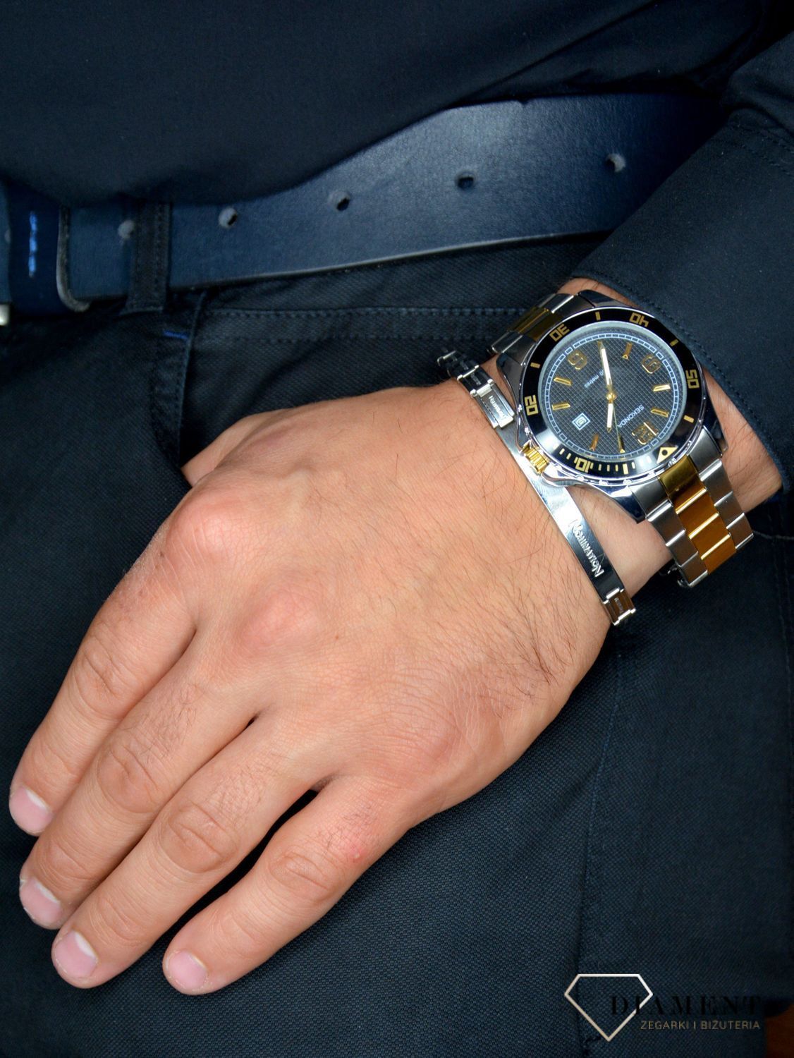 Zegarek męski Sekonda 'Czarny Bicolor' 1581.v2.jpg