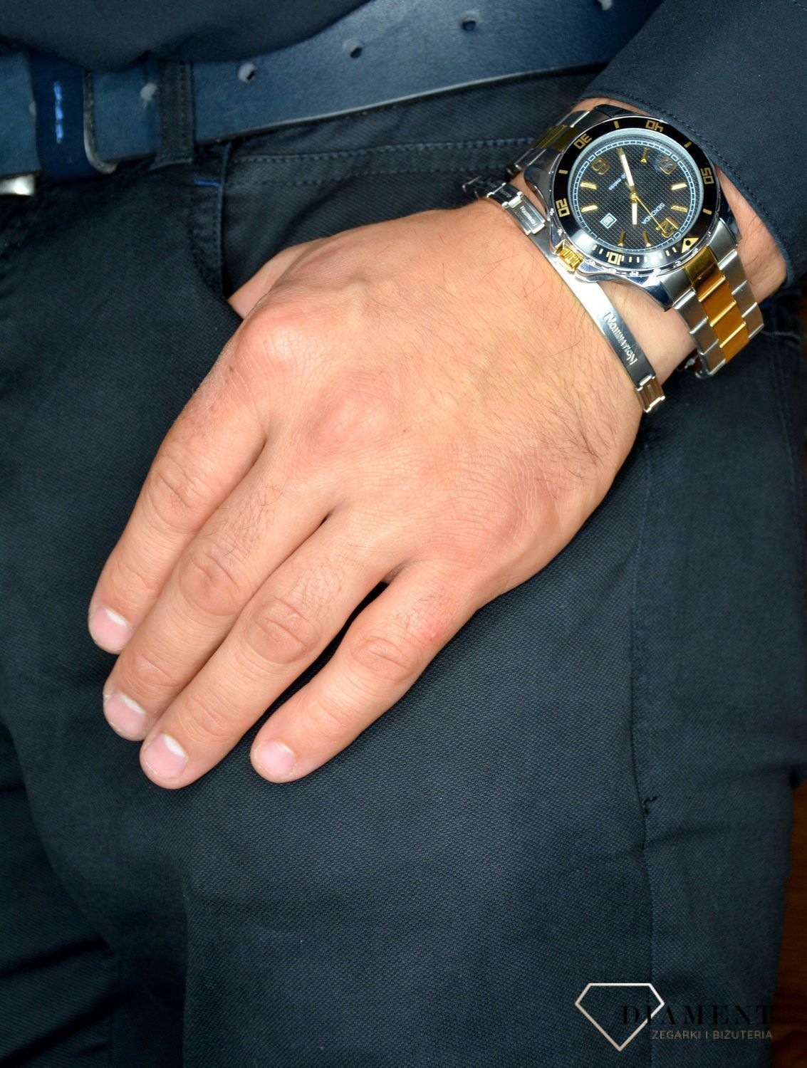 Zegarek męski Sekonda 'Czarny Bicolor' 1581.v2.jpg