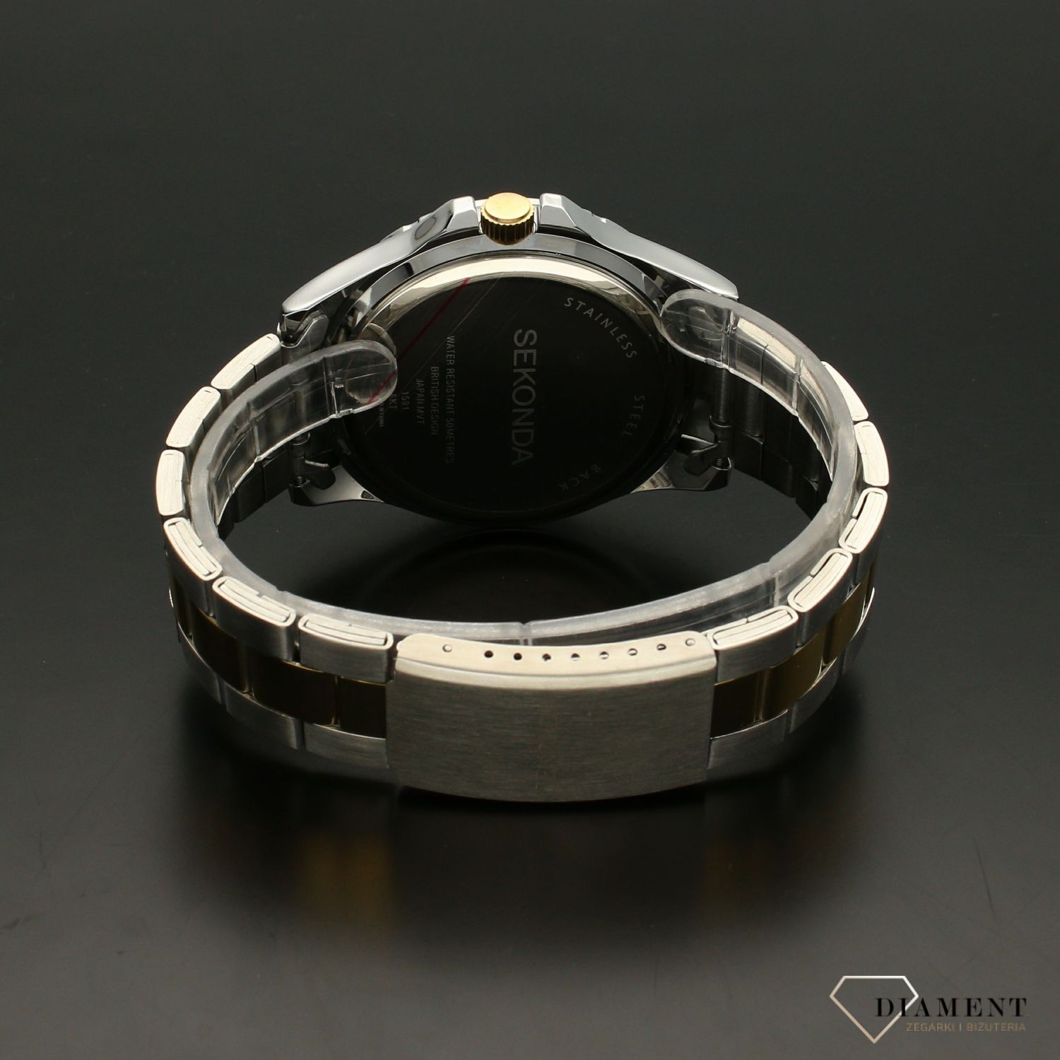 Zegarek męski Sekonda ' Niebieski Bicolor' 1591  luminescencyjnymi jpg12.webp