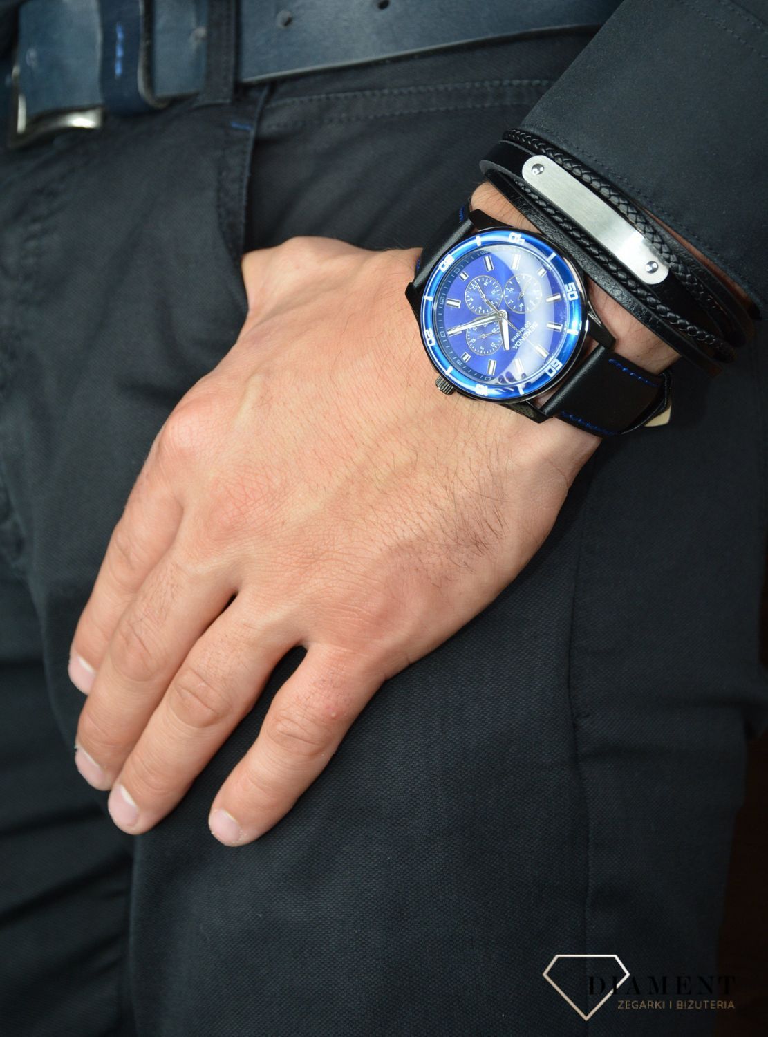 Zegarek męski Sekonda 'Granatowy Chrono' 1634 jog.jpg