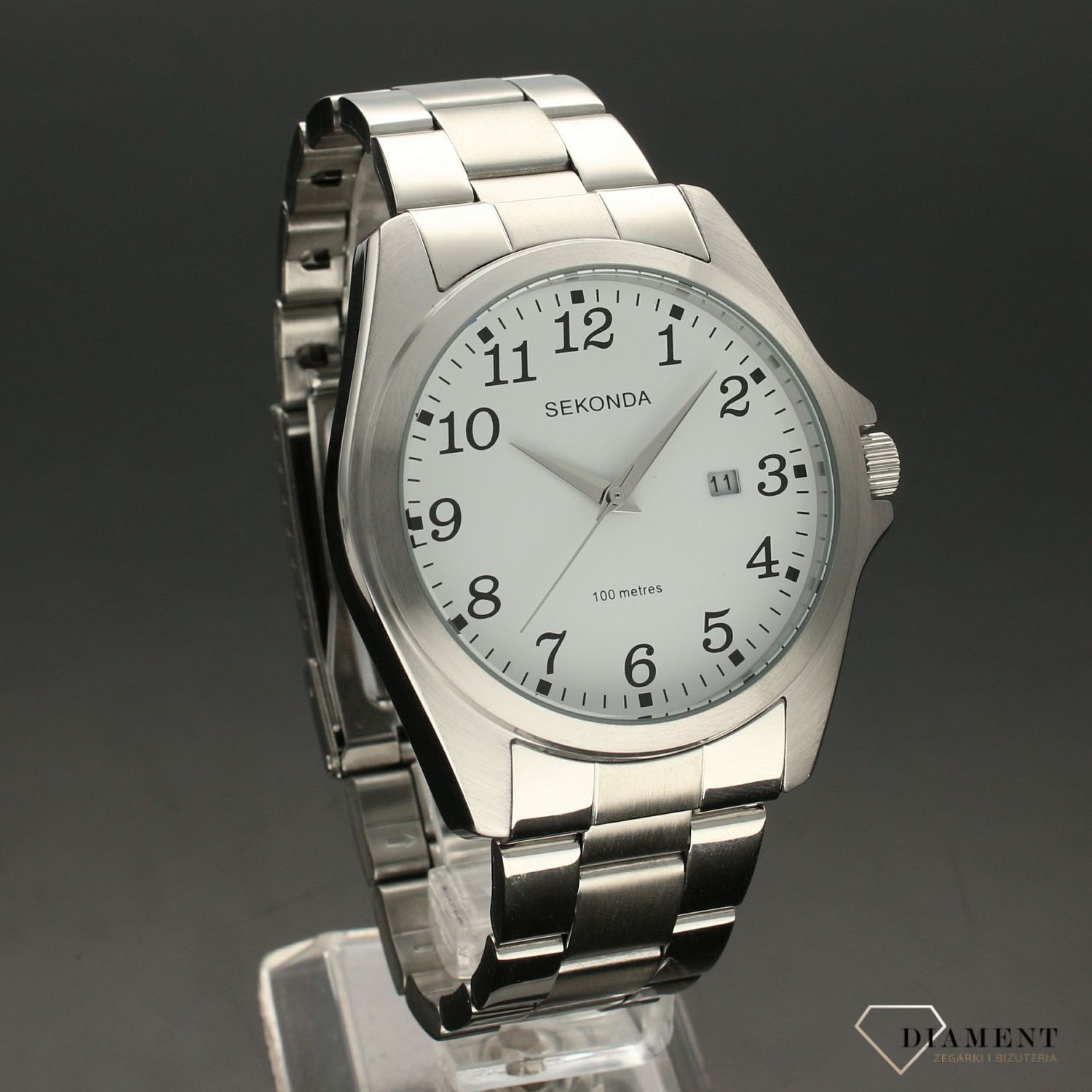 Zegarek męski Sekonda ' Stalowy klasyk'  1635 (1).jpg
