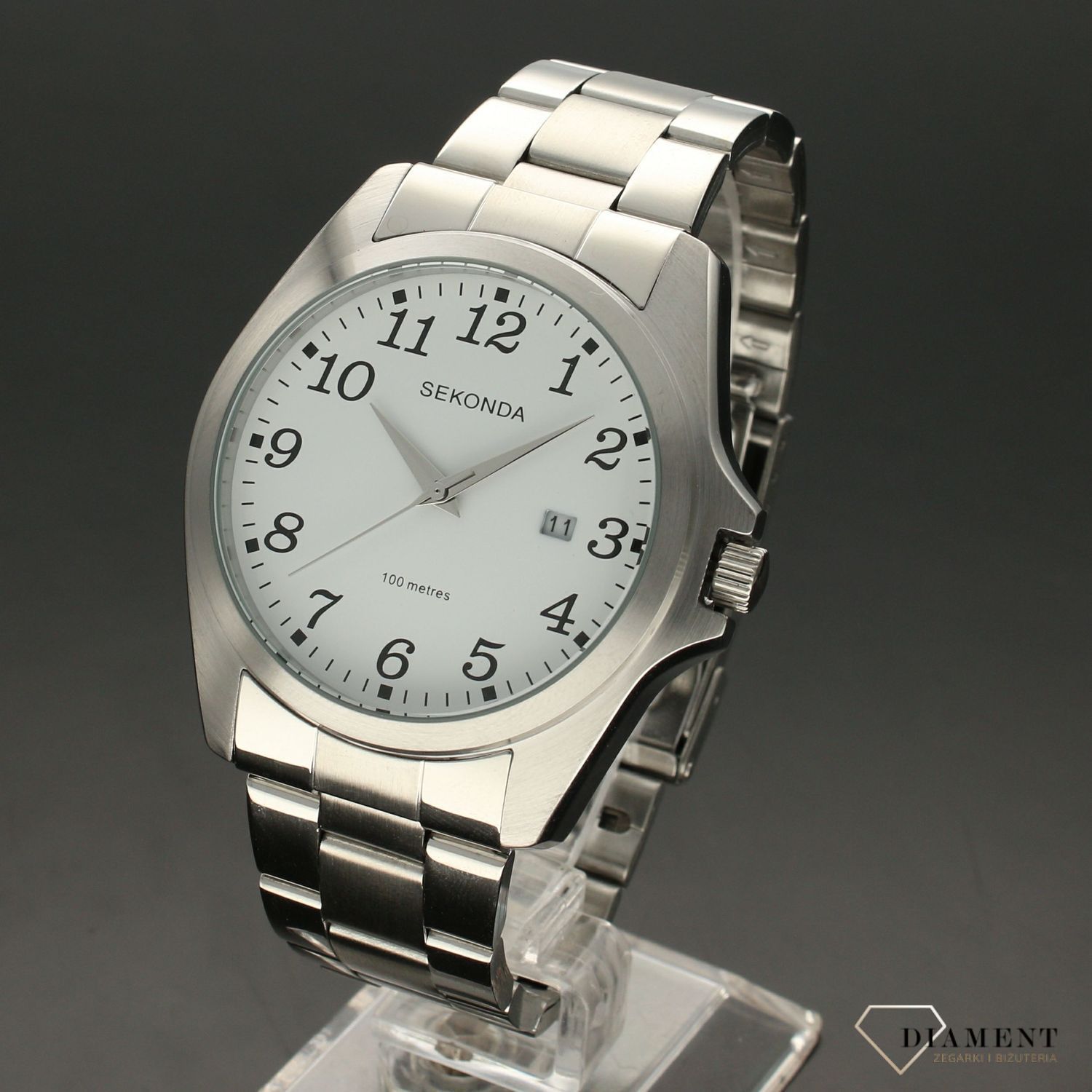 Zegarek męski Sekonda ' Stalowy klasyk'  1635 (1).jpg