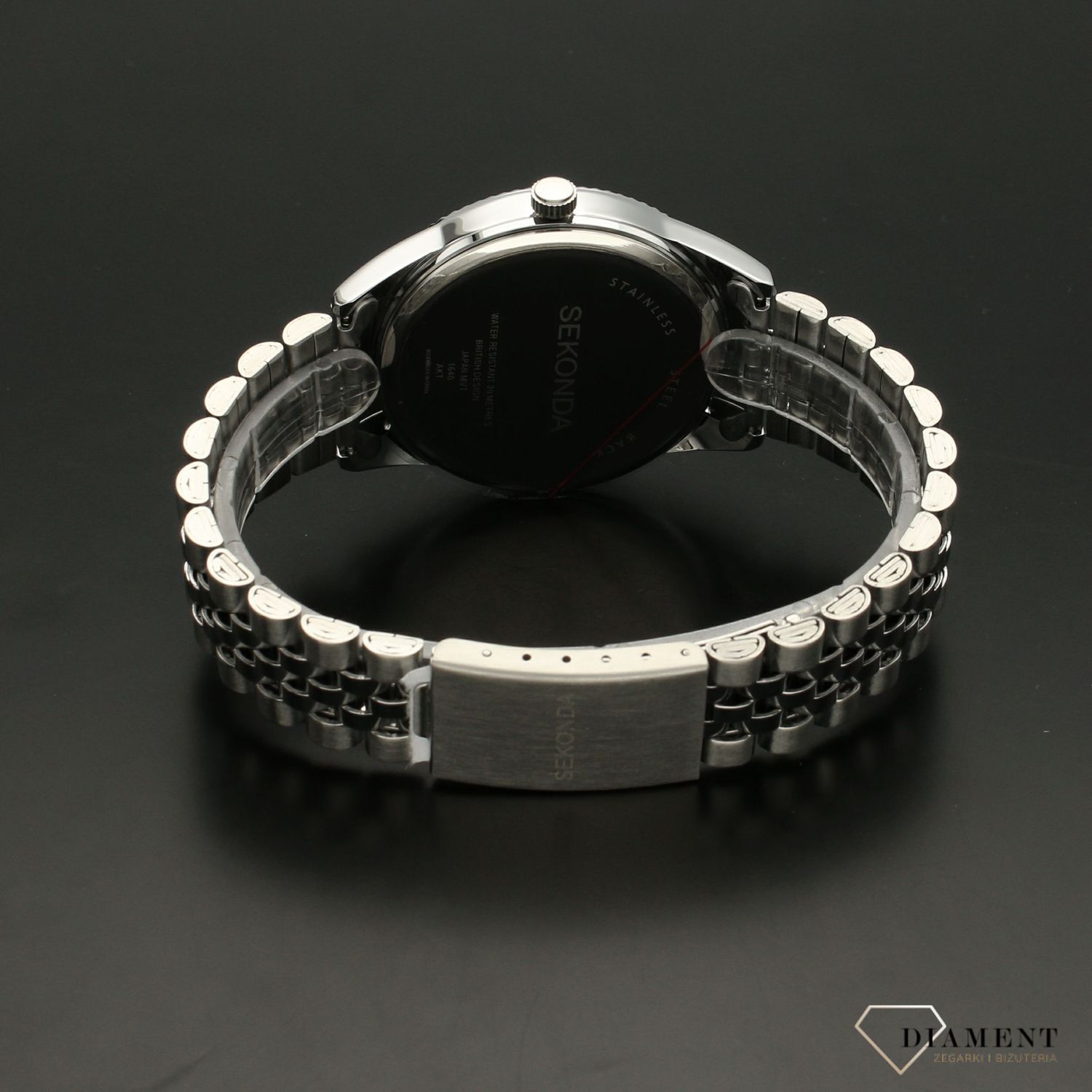 Zegarek męski Sekonda Classic 1640 ✅ Zegarek posiada niebieską tarcz z wyraźnymi srebrnymi wskazówkami i indeksami. ✅ (2).jpg