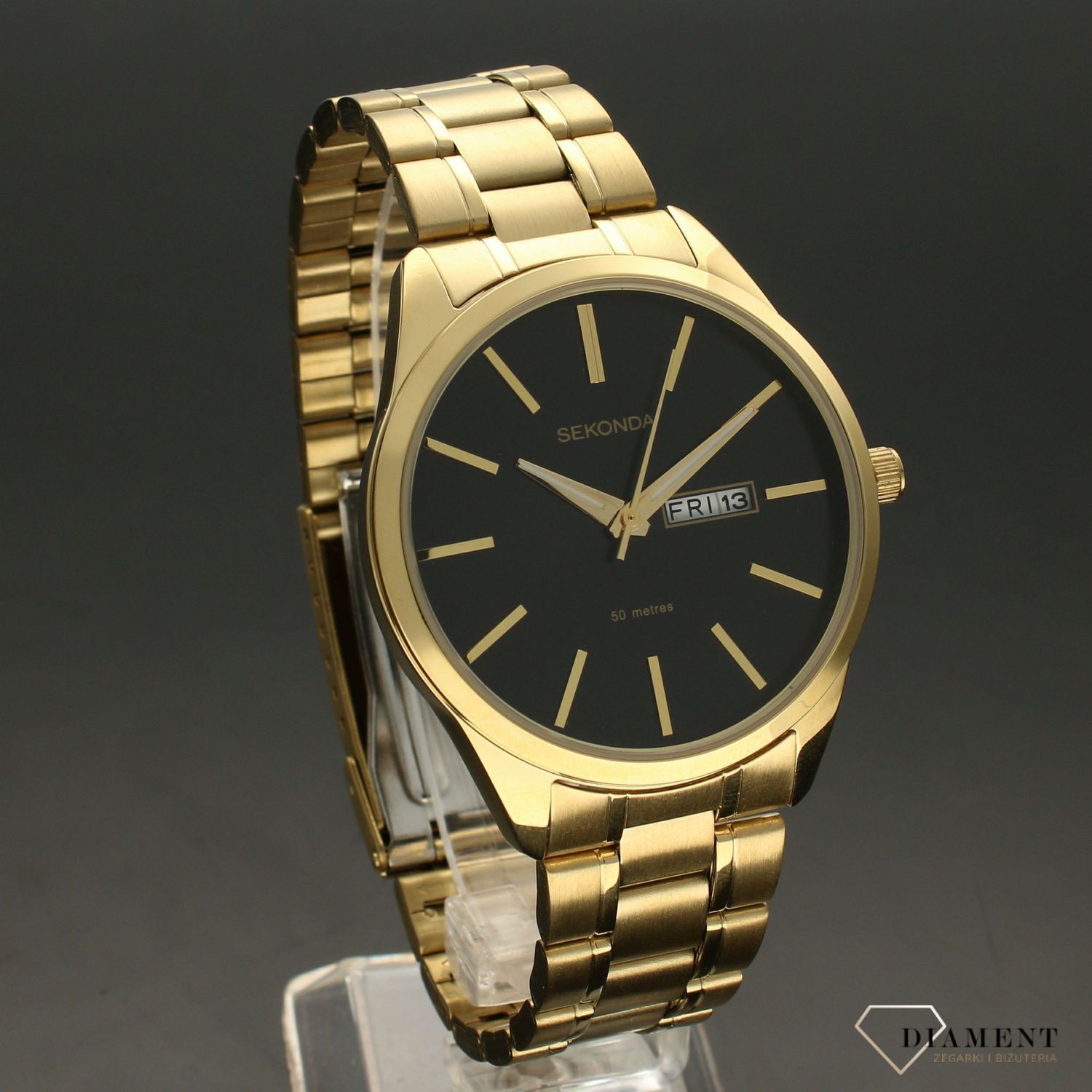 Zegarek męski Sekonda ' Modny, złoty klasyk' 1644 (1).jpg