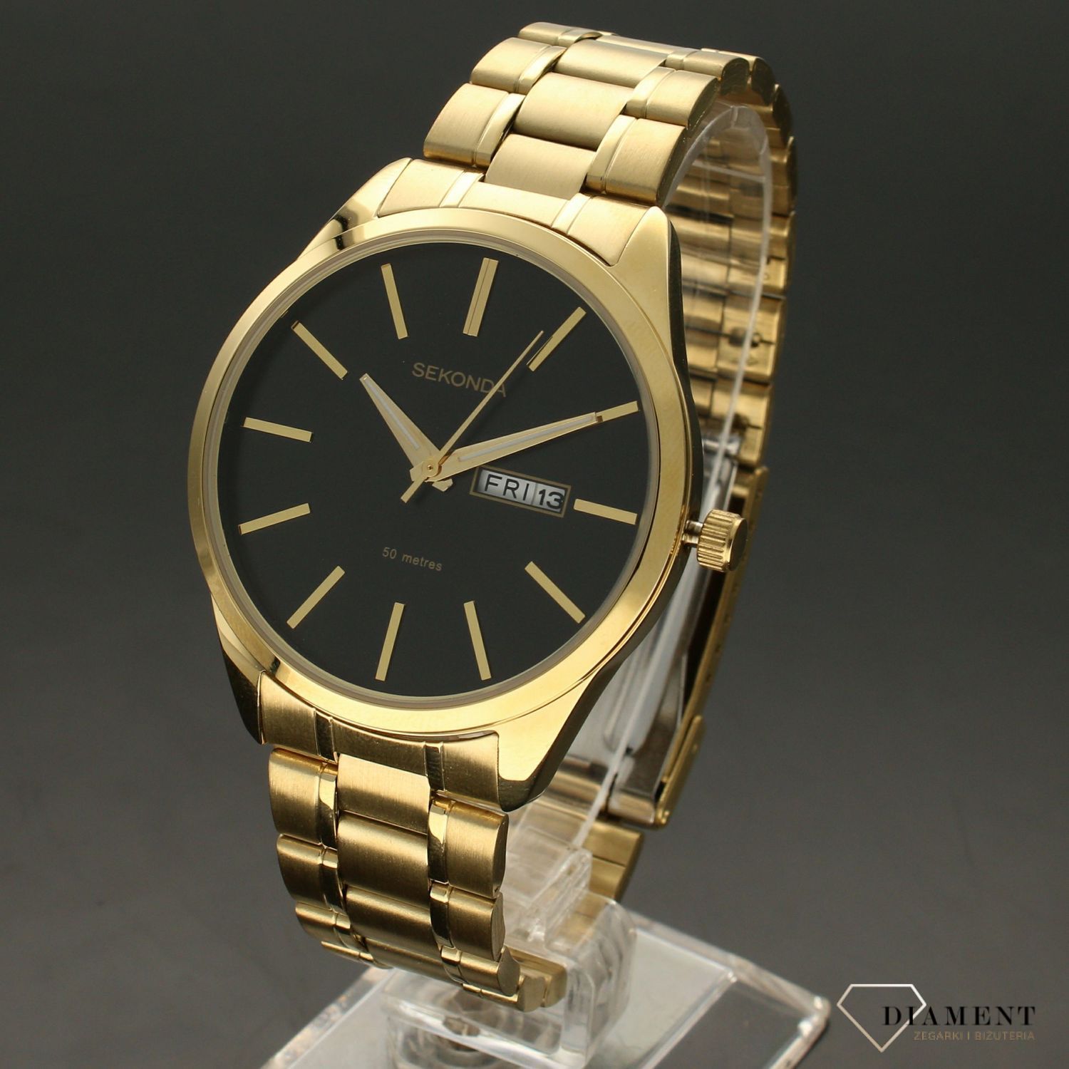 Zegarek męski Sekonda ' Modny, złoty klasyk' 1644 (1).jpg