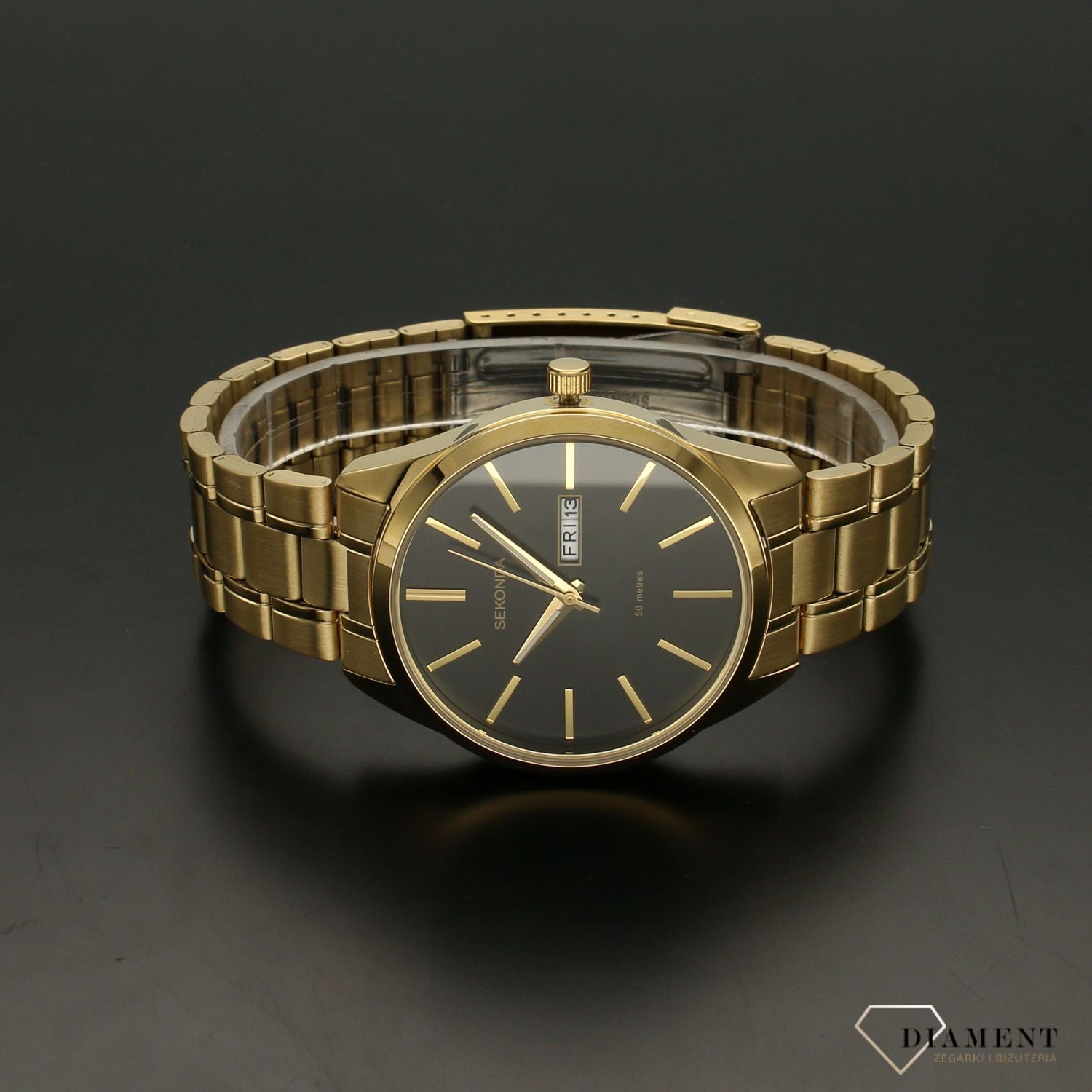 Zegarek męski Sekonda ' Modny, złoty klasyk' 1644 (1).jpg