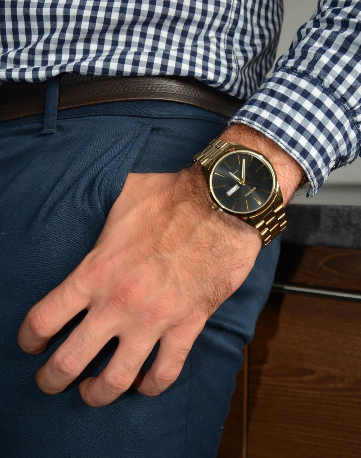 Zegarek męski Sekonda ' Modny, złoty klasyk' 1644 (1).jpg