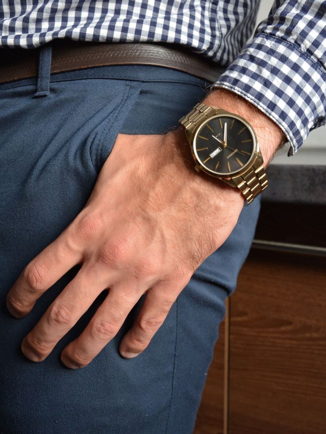 Zegarek męski Sekonda ' Modny, złoty klasyk' 1644 (1).jpg