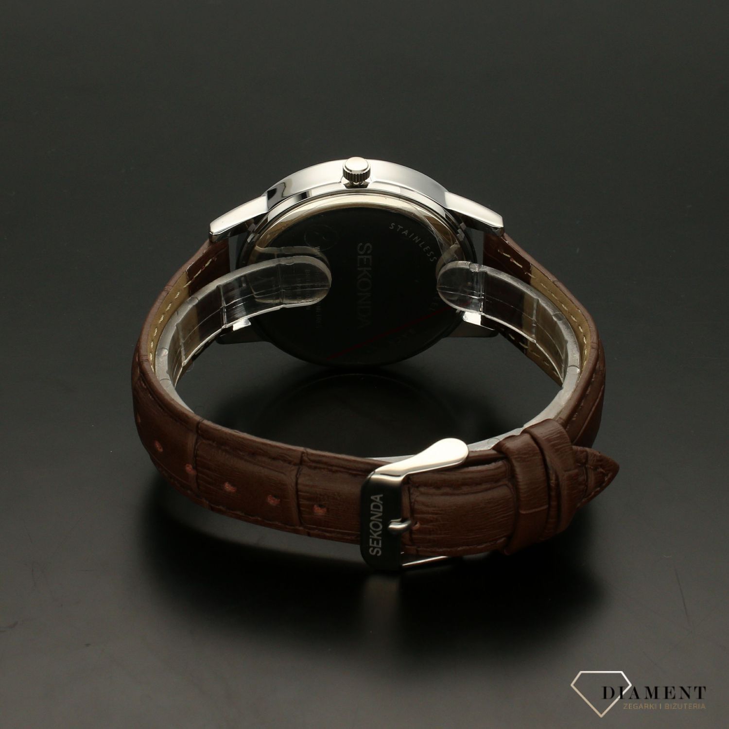 Zegarek meki Sekonda 'Klasyk na brązowym pasku'  1661 (1).jpg