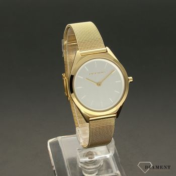 Zegarek damski w złotej kolorystyce to idealny prezent dla kobiety, lubiącej klasyczne dodatki w postaci zegarka na ręku. Zegarek damski na stalowej bransolecie (2).jpg