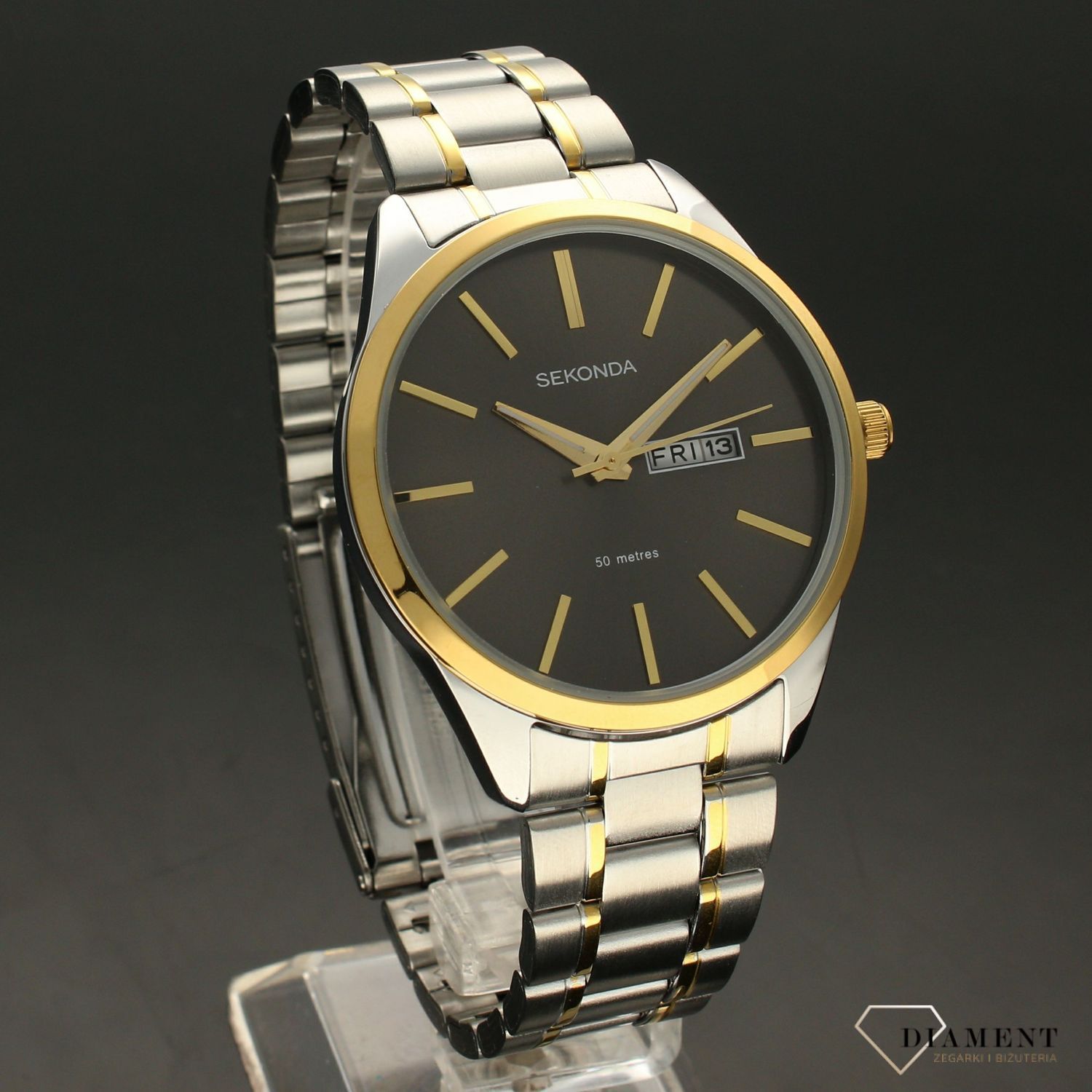 Zegarek męski Sekonda ' Szary Bi-Color' 1706 (1).jpg