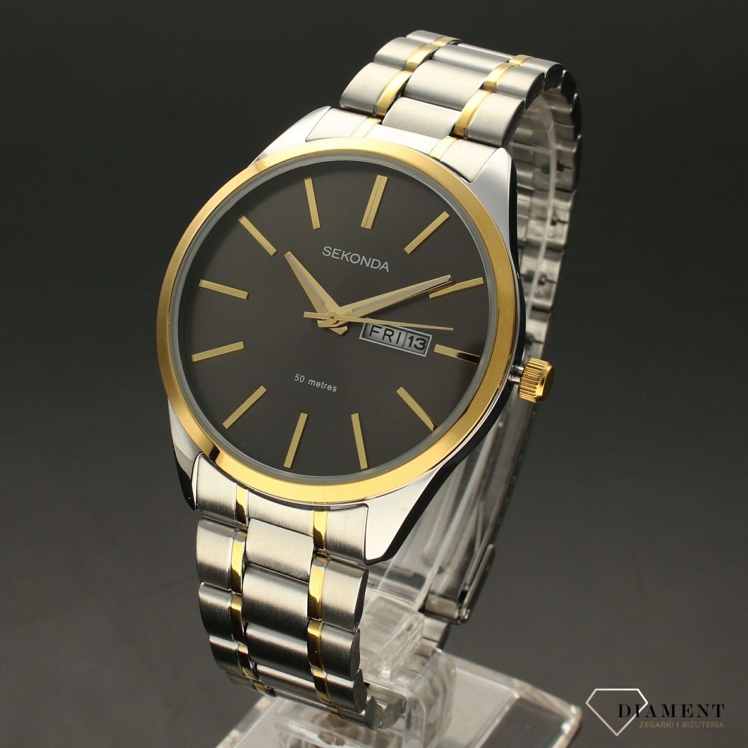 Zegarek męski Sekonda ' Szary Bi-Color' 1706 (1).jpg