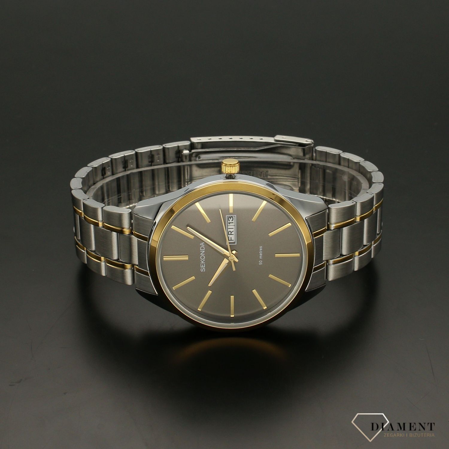 Zegarek męski Sekonda ' Szary Bi-Color' 1706 (1).jpg