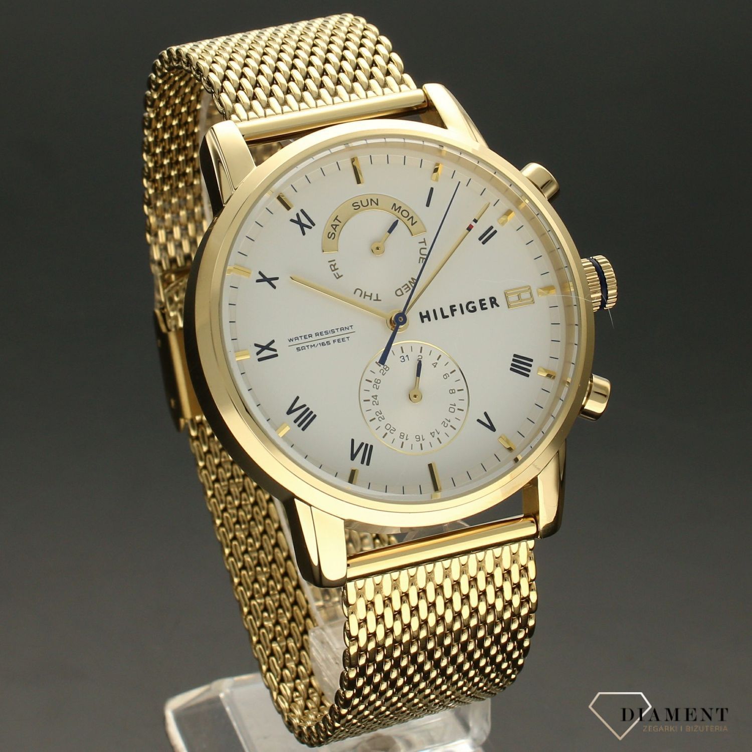 Zegarek męski Tommy Hilfiger ' Złoty Kane ' 1710403.jpg