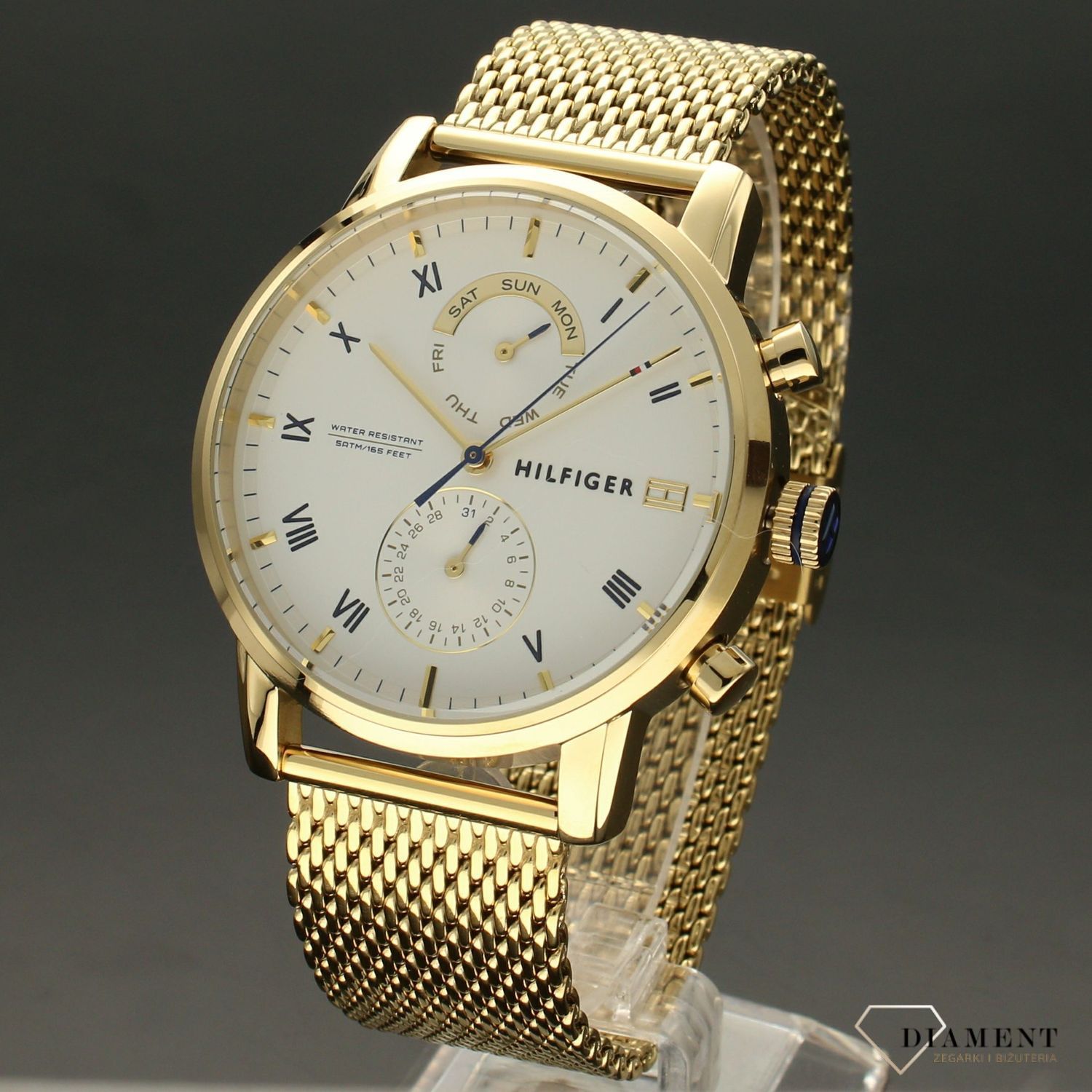 Zegarek męski Tommy Hilfiger ' Złoty Kane ' 1710403.jpg