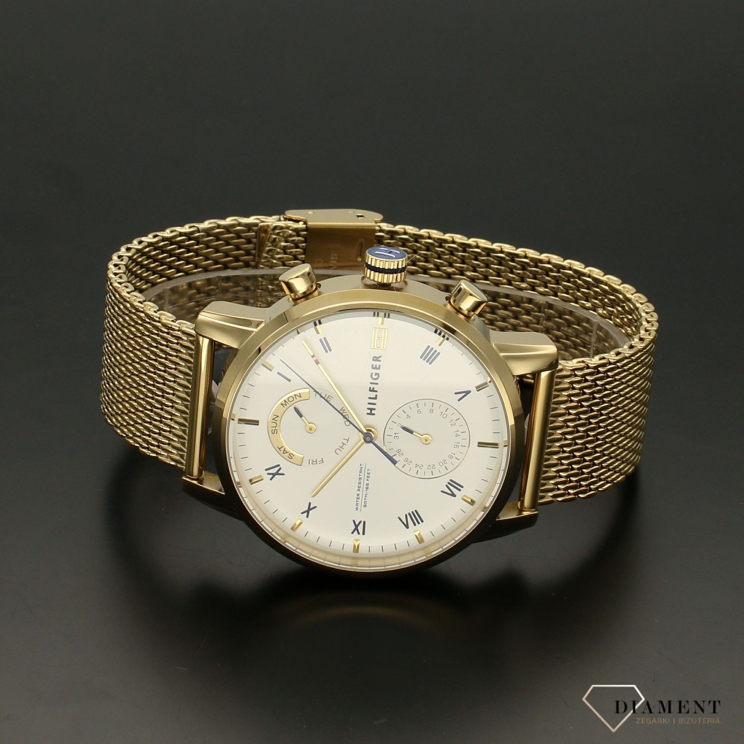 Zegarek męski Tommy Hilfiger ' Złoty Kane ' 1710403.jpg