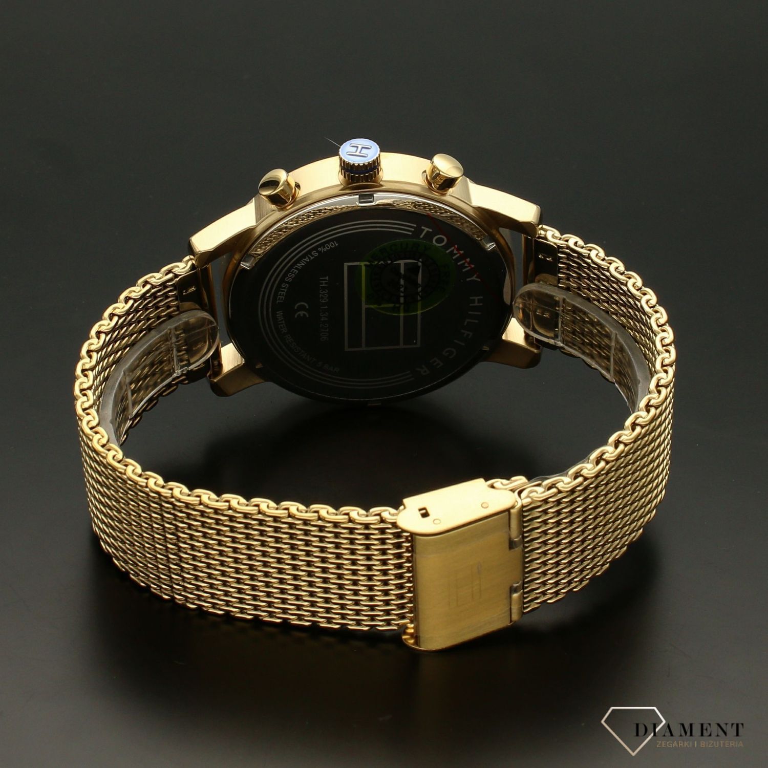 Zegarek męski Tommy Hilfiger ' Złoty Kane ' 1710403.jpg