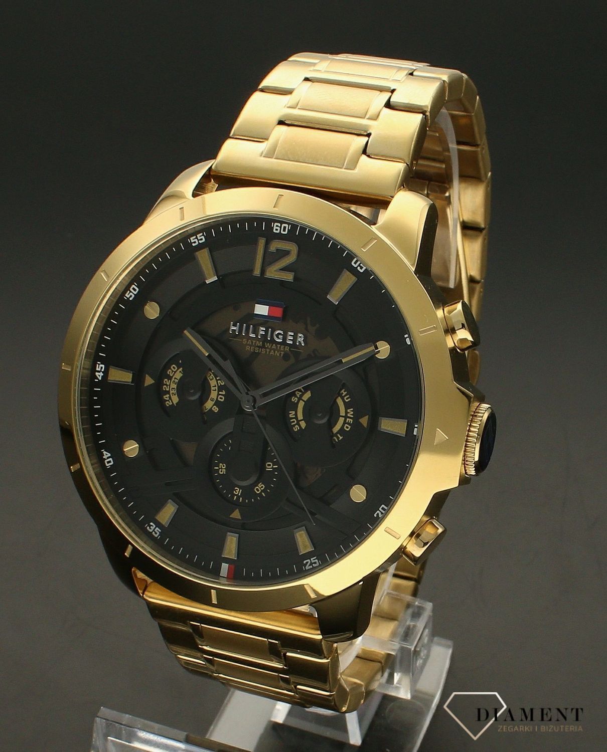 Zegarek męski Tommy Hilfiger Nelson 1792025 ✓Zegarki Tommy Hilfiger✓ Autoryzowany sklep✓ Kurier Gratis 24h✓ Gwarancja najniższej ceny✓ Zapraszamy!!! Zegarek męski markowy zegarek Zegarek cały złoty.webp