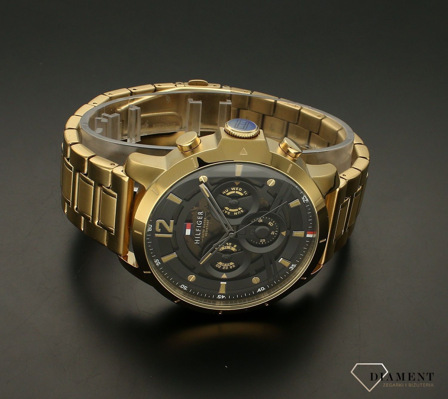 Zegarek męski Tommy Hilfiger Nelson 1792025 ✓Zegarki Tommy Hilfiger✓ Autoryzowany sklep✓ Kurier Gratis 24h✓ Gwarancja najniższej ceny✓ Zapraszamy!!! Zegarek męski markowy zegarek Zegarek cały złoty.webp
