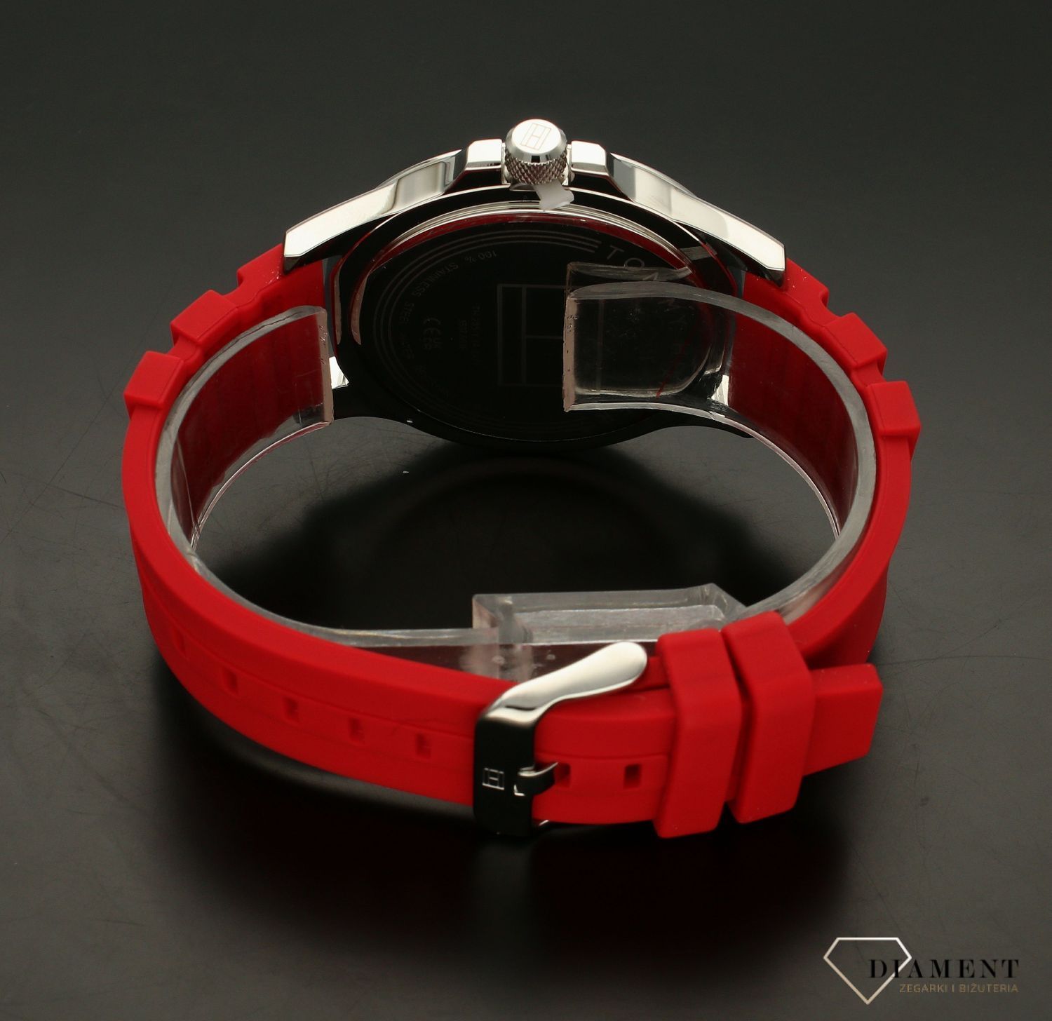 Zegarek męski czerwony pasek Tommy Hilfiger Ryan 1710540.jpg