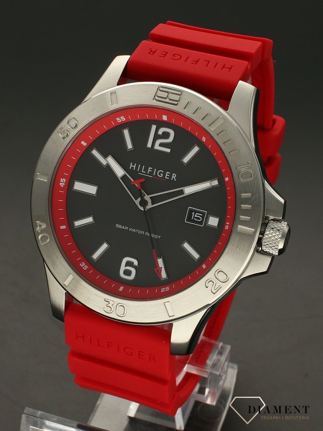 Zegarek męski czerwony pasek Tommy Hilfiger Ryan 1710540.jpg