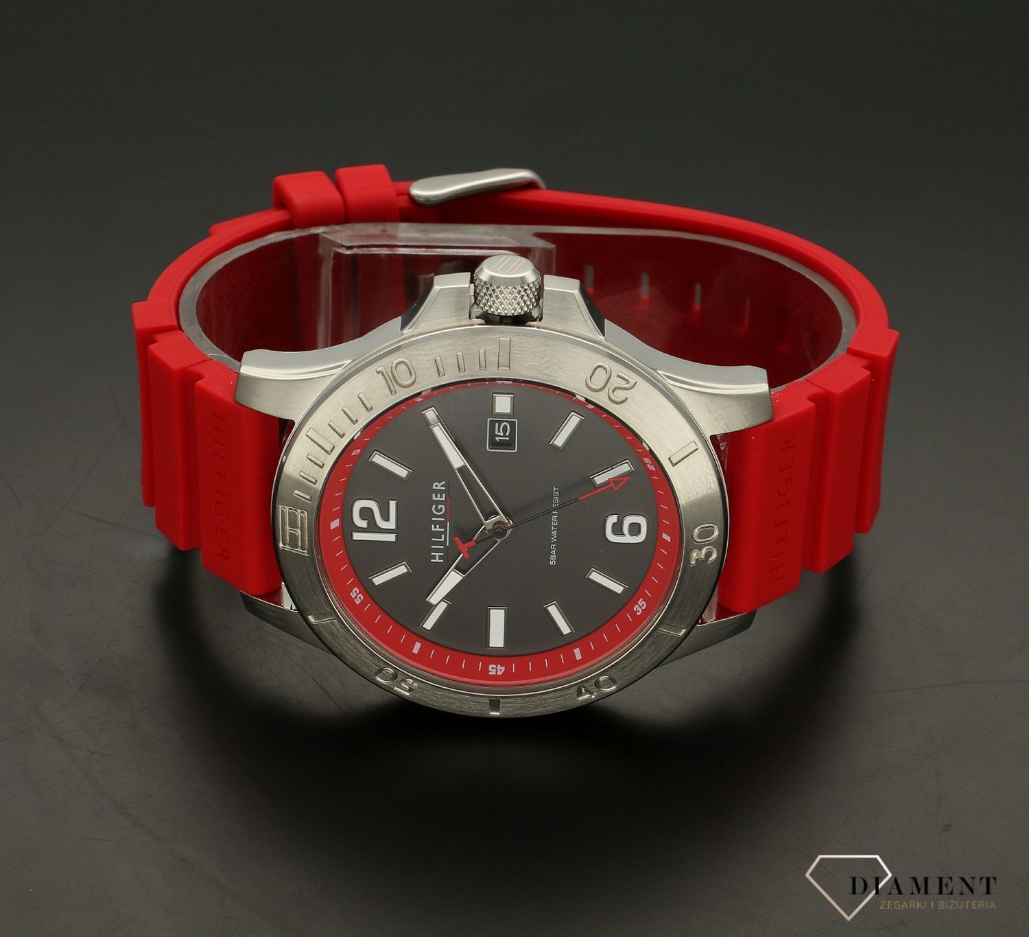 Zegarek męski czerwony pasek Tommy Hilfiger Ryan 1710540.jpg