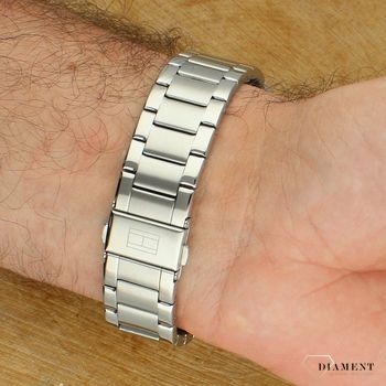 Zegarek męski Tommy Hilfiger - Automatyczny Niebieska Tarcza Stalowy Elegancki 1710661 (2).jpg