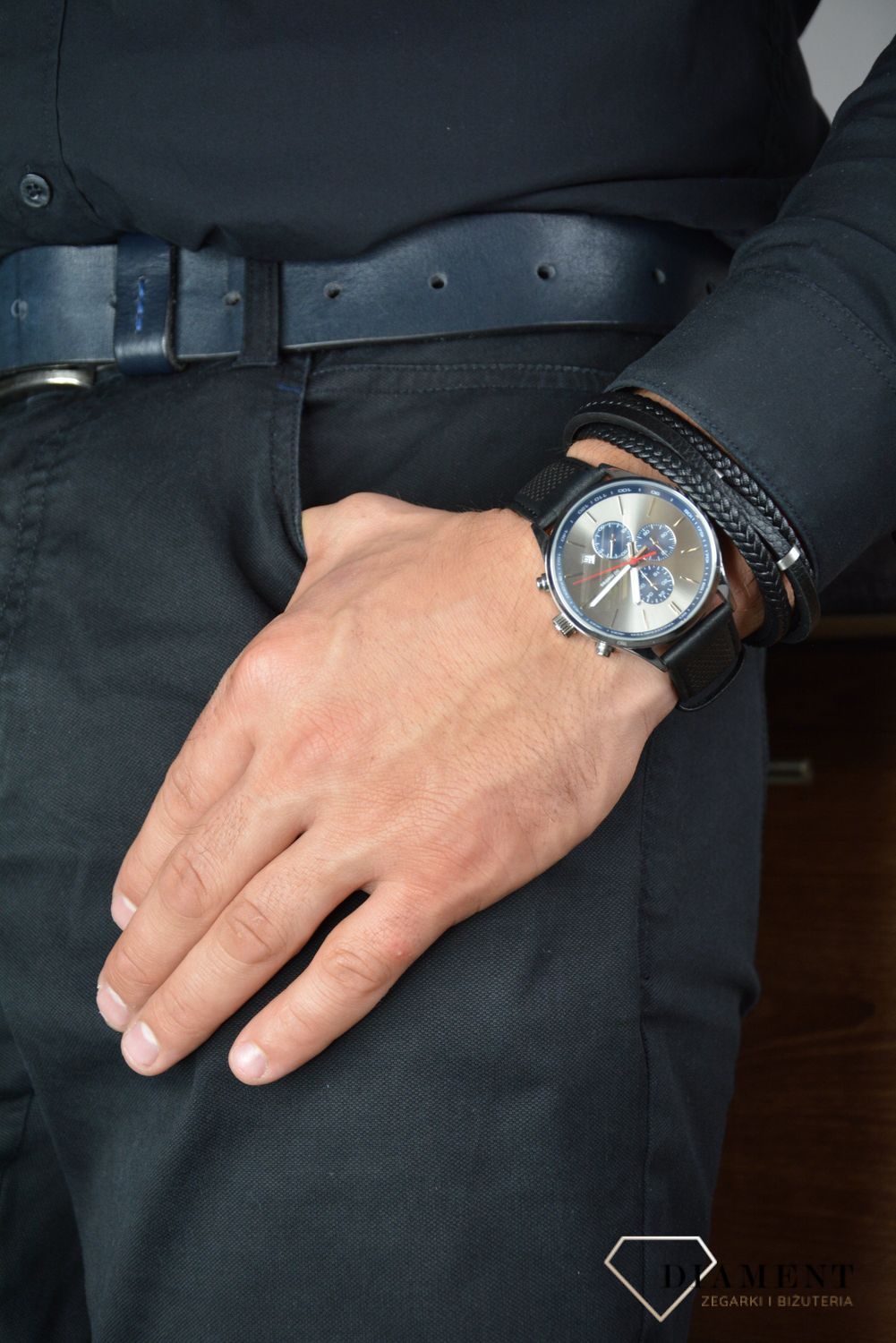 Zegarek męski Sekonda 'Stonowany Chronograf' 1711 (1).jpg