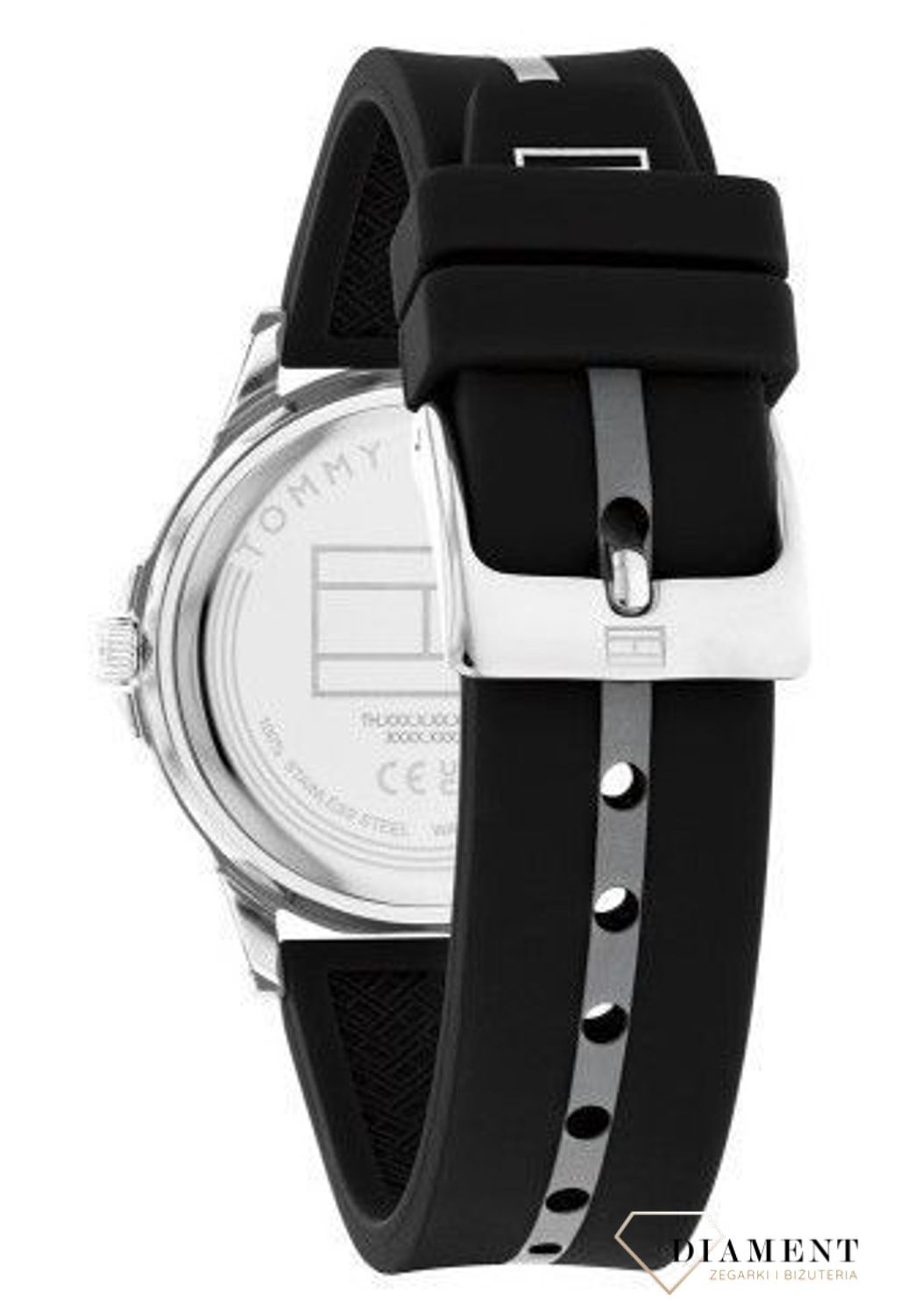 Zegarek dziecięcy Tommy Hilfiger Kids Czarny Pasek 1720034 (2).jpg