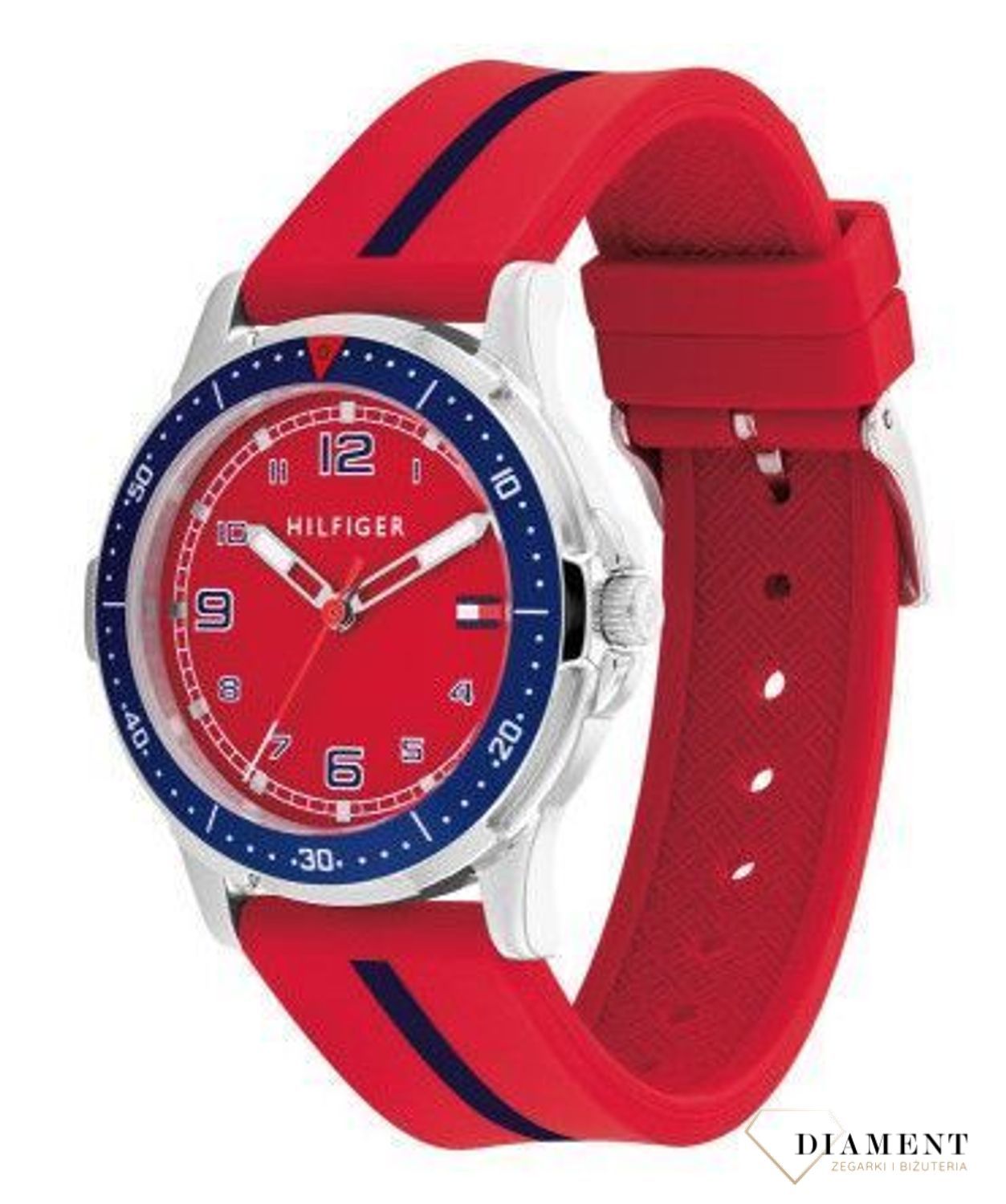 Zegarek dziecięcy Tommy Hilfiger Kids Czerwony Pasek 1720035 (2).jpg