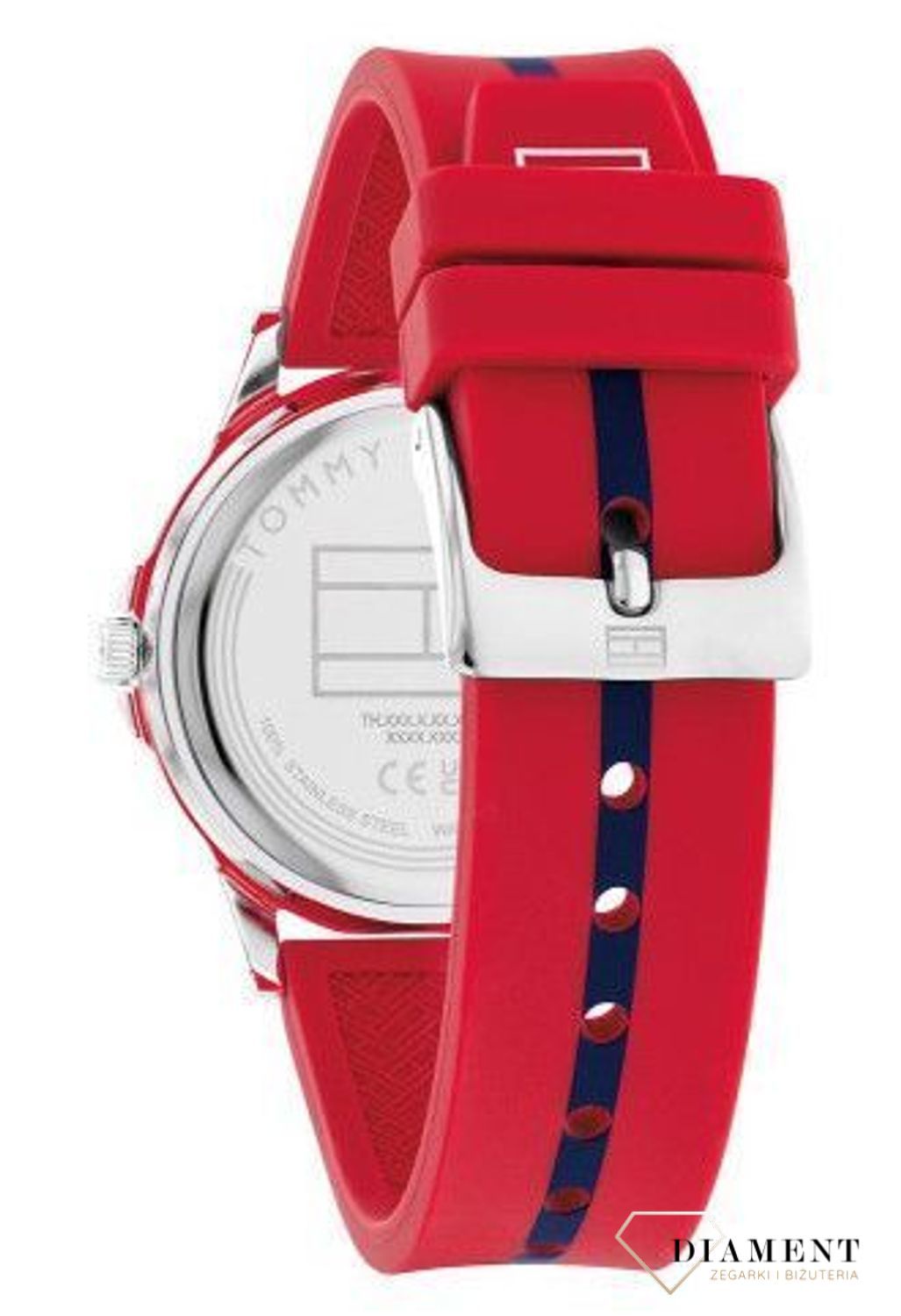 Zegarek dziecięcy Tommy Hilfiger Kids Czerwony Pasek 1720035 (2).jpg