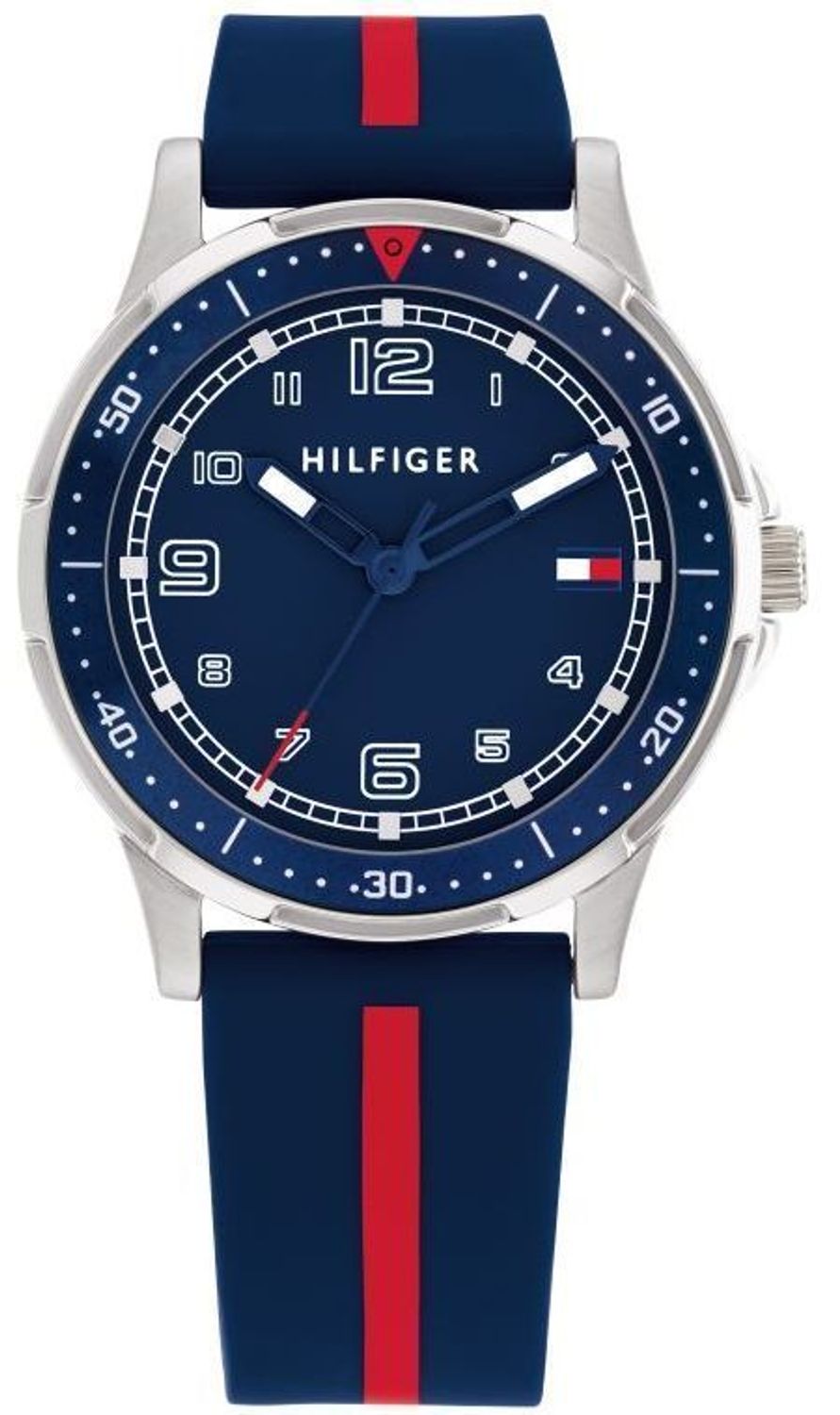 Zegarek dziecięcy Tommy Hilfiger Kids Granatowo Czerwony Pasek 1720036 (2).jpg